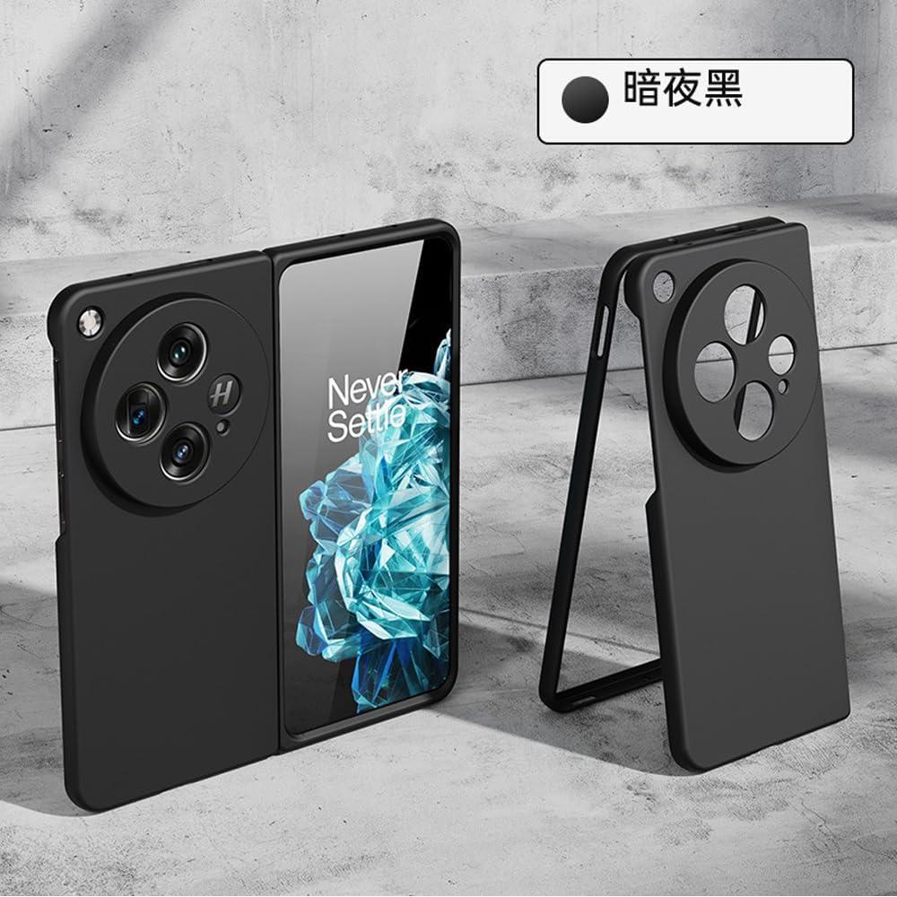 Funda Ultra Delgado Ranyi para OnePlus Open 19.87 cm 2023, Negro