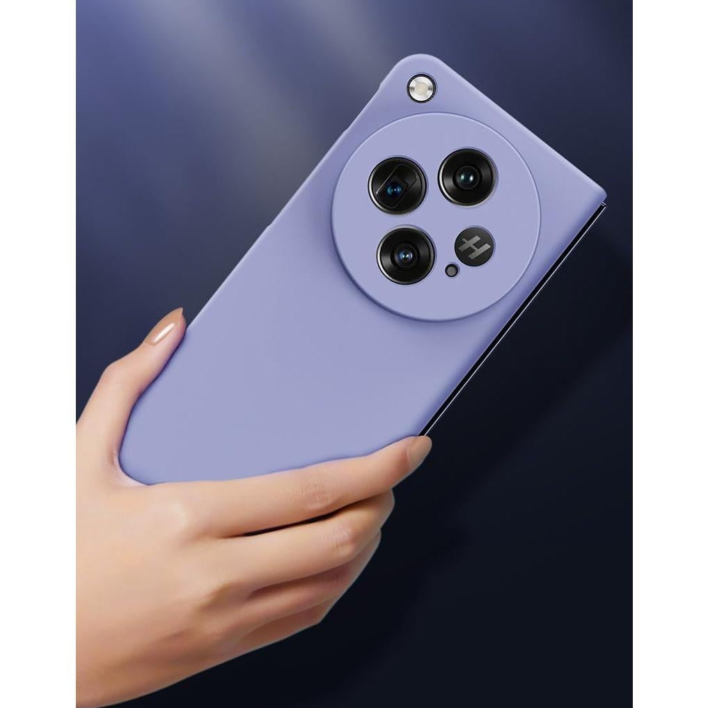 Funda Ultra Delgado Ranyi para OnePlus Open 19.87 cm 2023, Negro