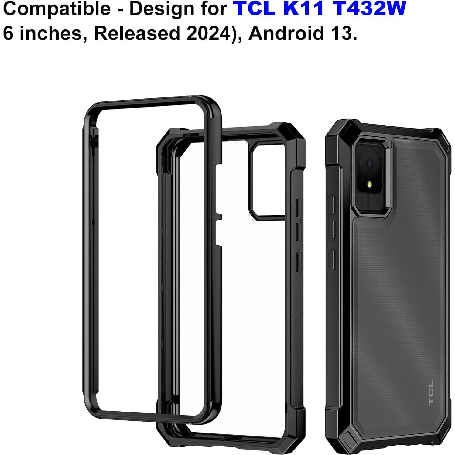 Funda Ailiber para TCL K11 T432W con Protector de Pantalla