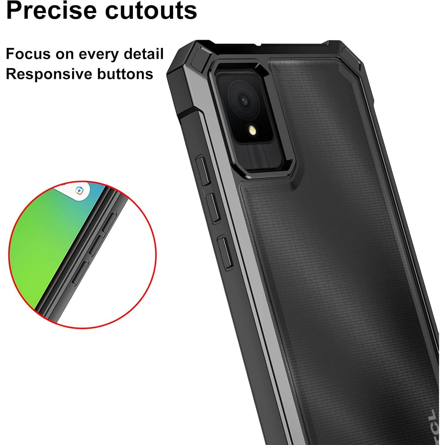 Funda Ailiber para TCL K11 T432W con Protector de Pantalla