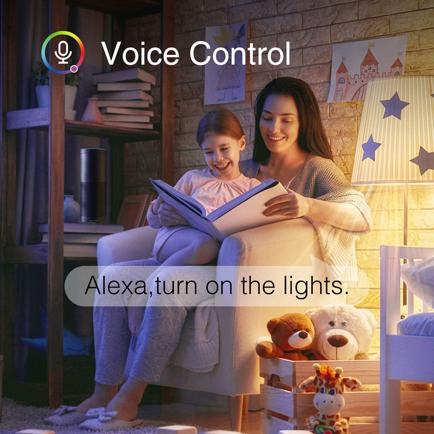 Bombilla Inteligente Beantech Wi-Fi RGB+W Paquete de 4