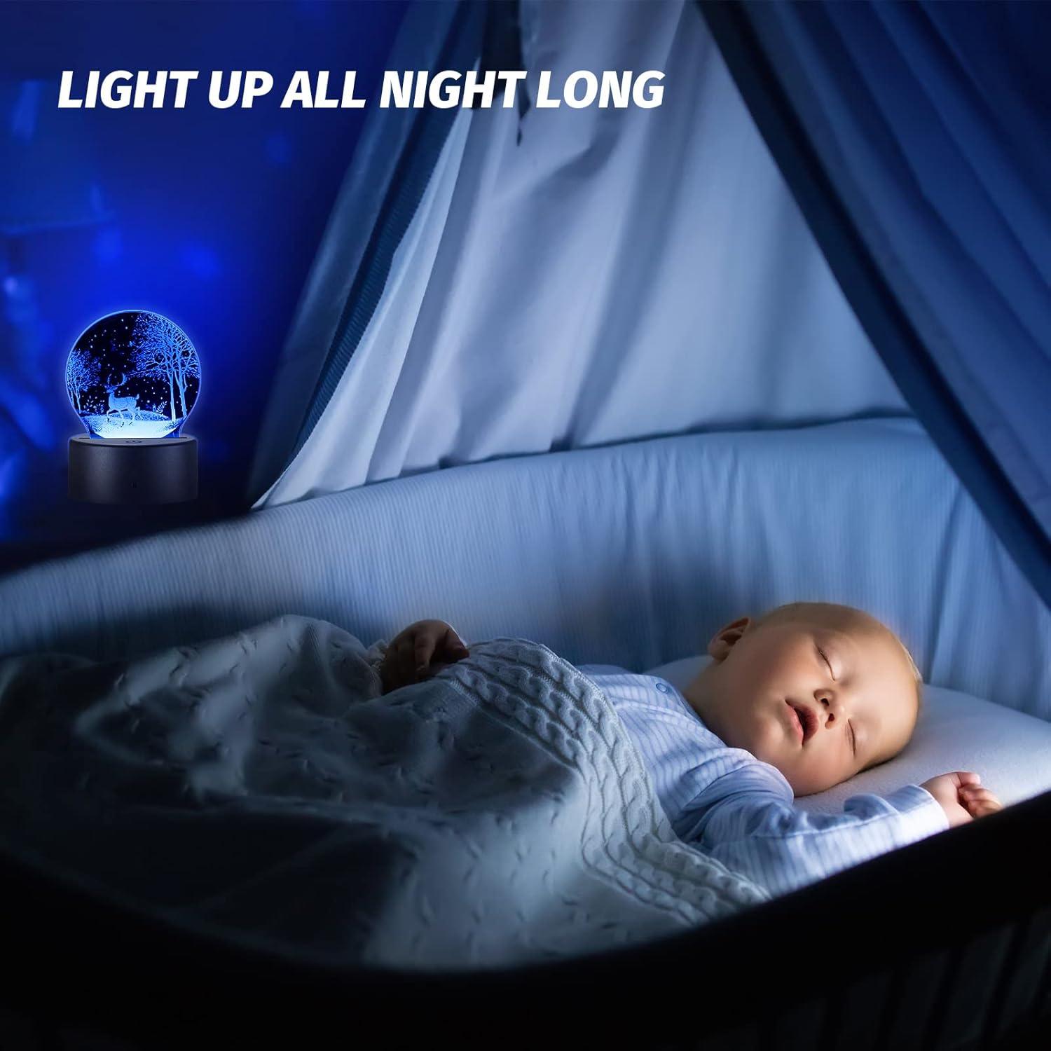 Conjunto de Base de Lámpara LED 3D Riakrum con 12 Hojas Acrílicas