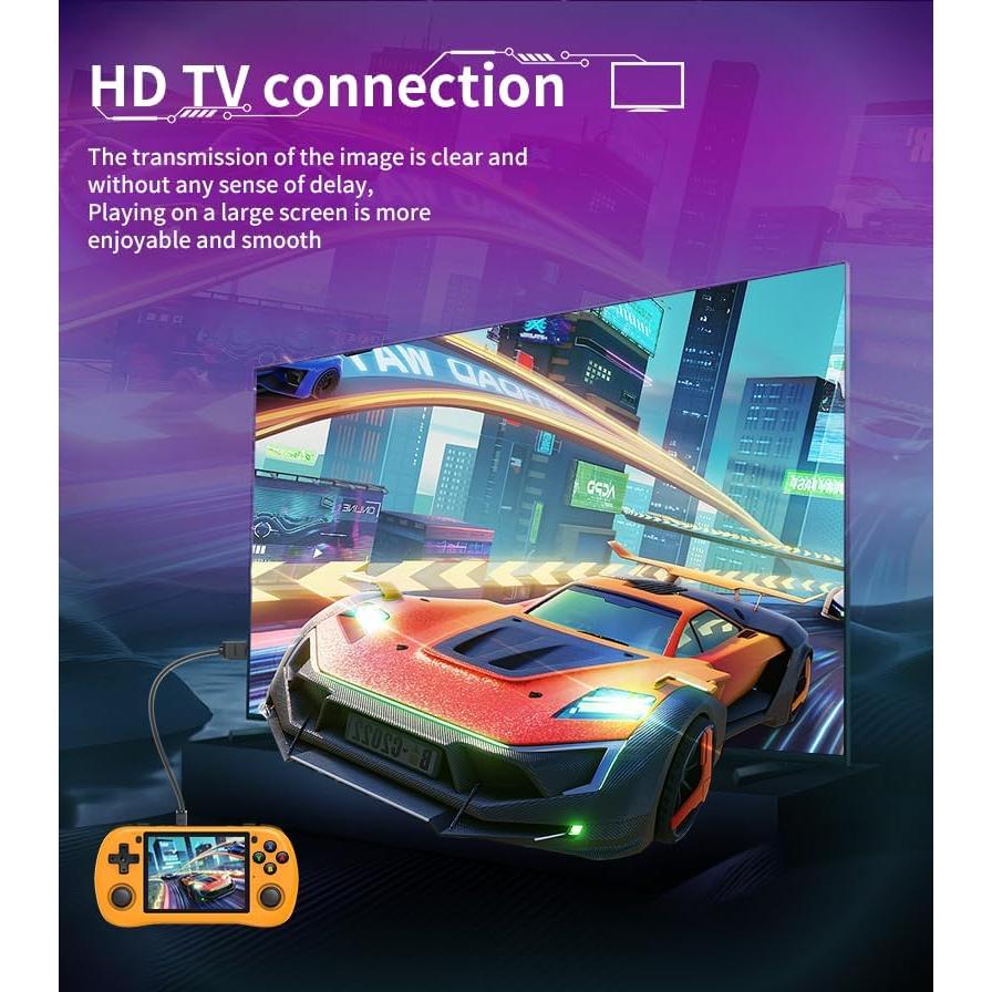 Consola de Juegos Portátil Powkiddy X35H - 10,000 Juegos, 3.5" IPS