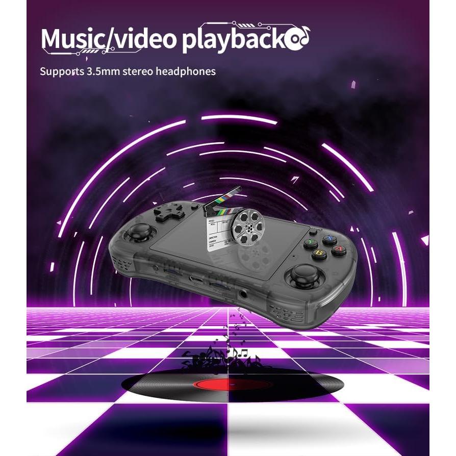 Consola de Juegos Portátil Powkiddy X35H - 10,000 Juegos, 3.5" IPS