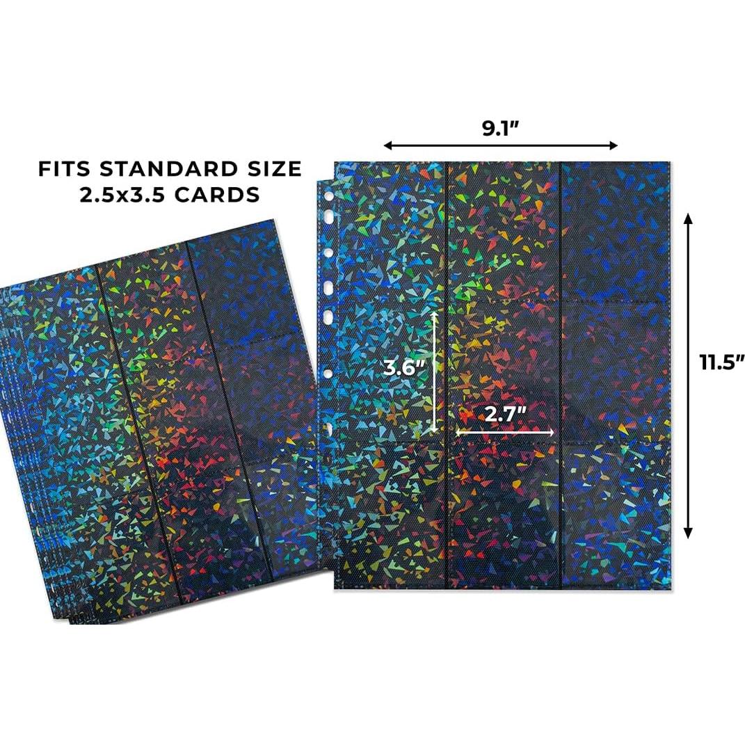 540 Fundas Holográficas 9 Pocket Protección Preferida