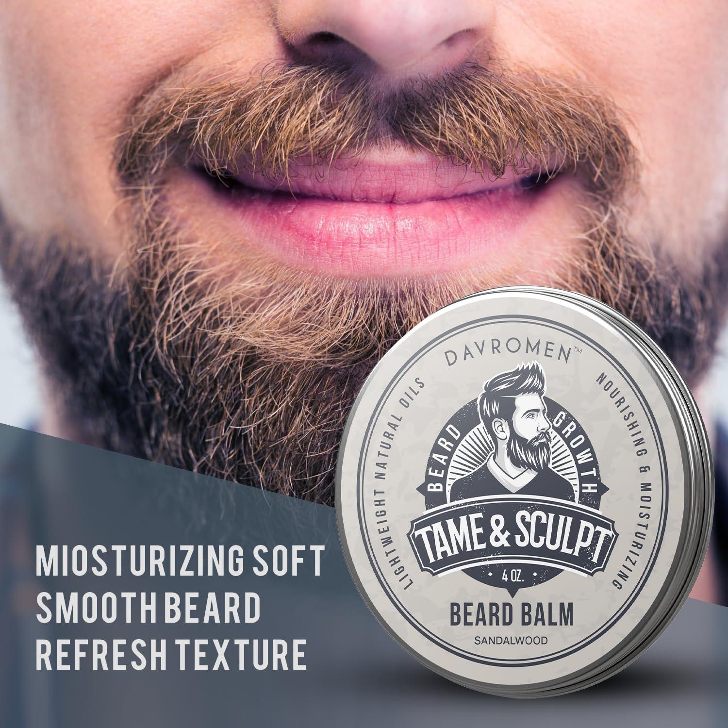 Bálsamo para Barba Davromen Sándalo 113.4 g - Suaviza y Estiliza