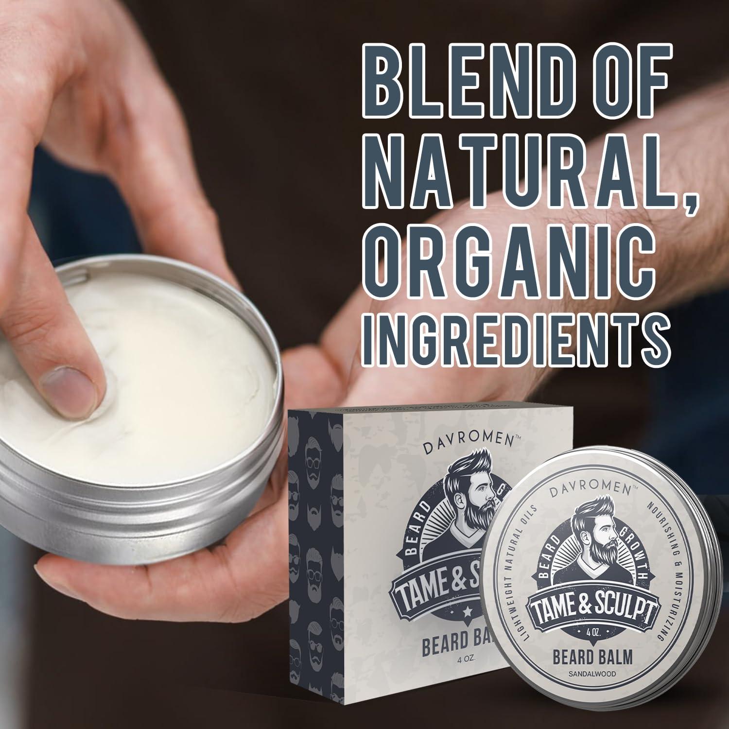 Bálsamo para Barba Davromen Sándalo 113.4 g - Suaviza y Estiliza