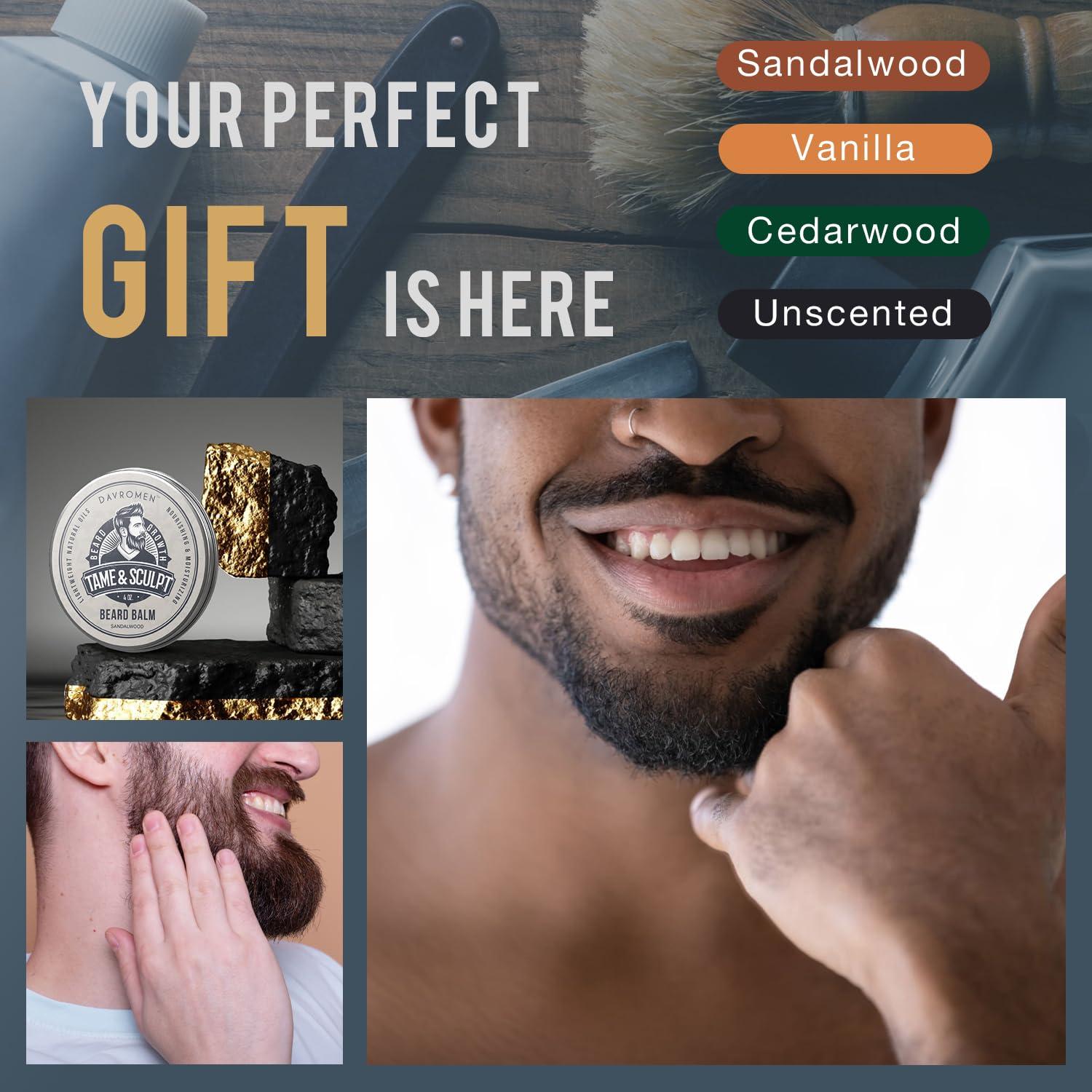 Bálsamo para Barba Davromen Sándalo 113.4 g - Suaviza y Estiliza