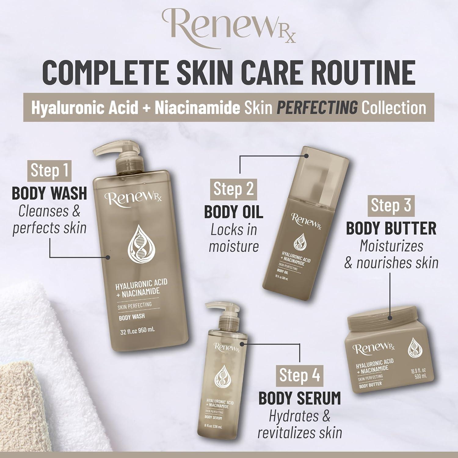 Aceite Corporal Hidratante RENEW RX 295 ml Ácido Hialurónico