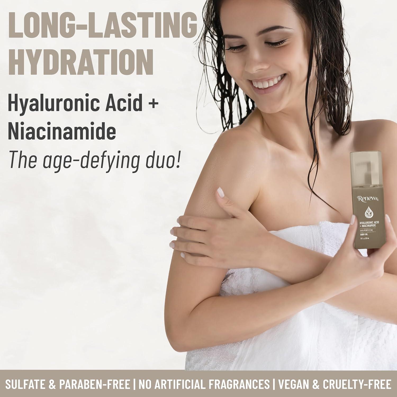 Aceite Corporal Hidratante RENEW RX 295 ml Ácido Hialurónico