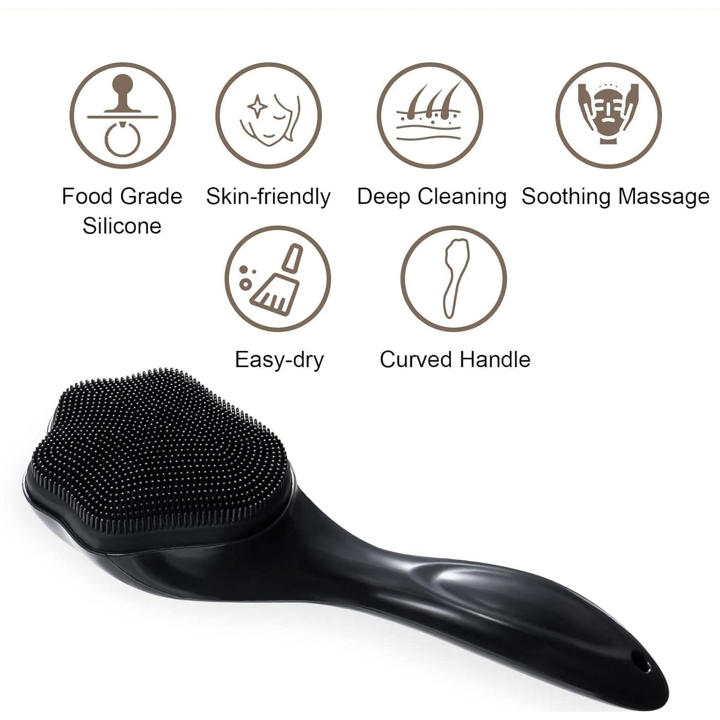 Cepillo Exfoliante Facial Beomeen de Silicona 2 Piezas