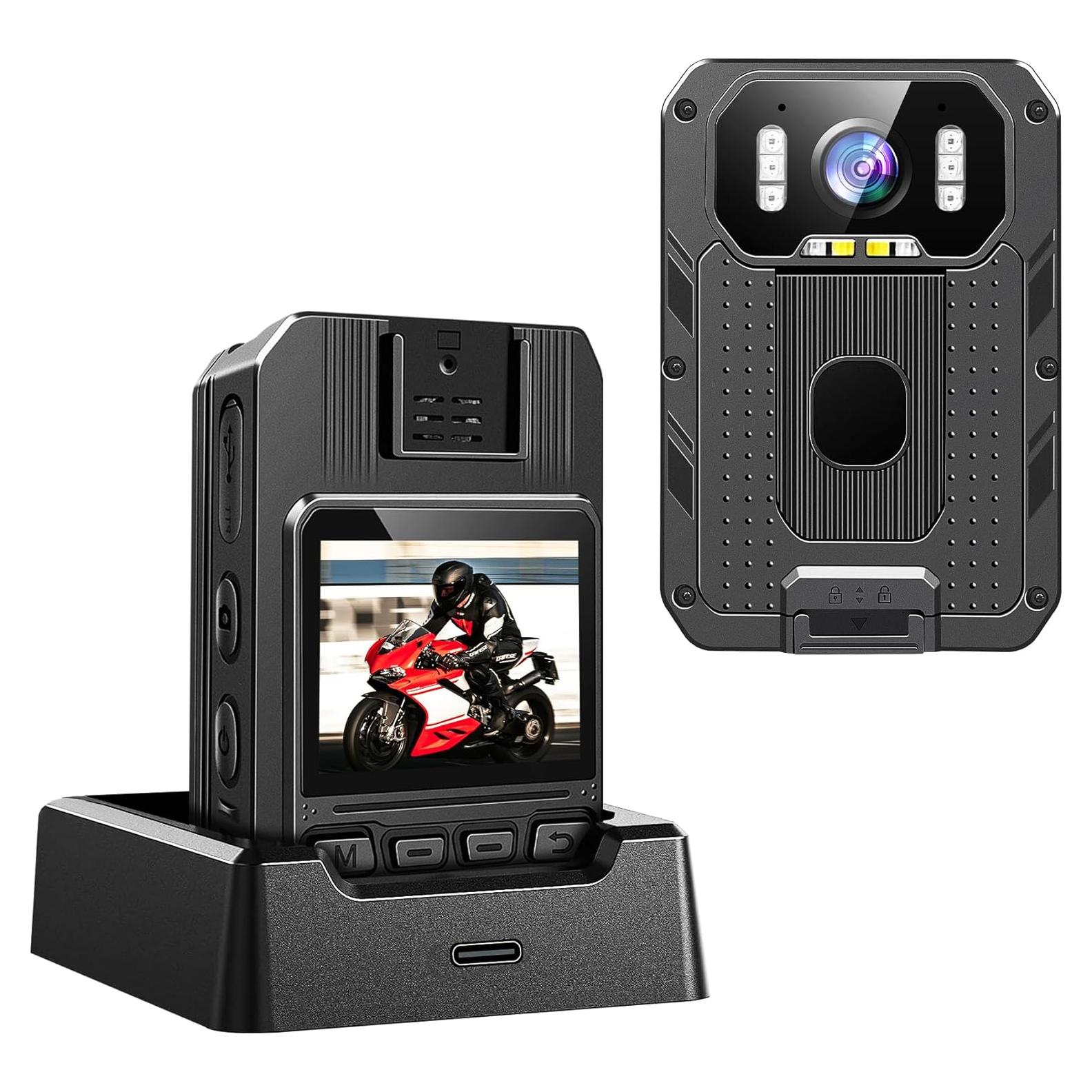 Cámara Corporal SYDYAM R1 4K UHD 64GB Impermeable IP68