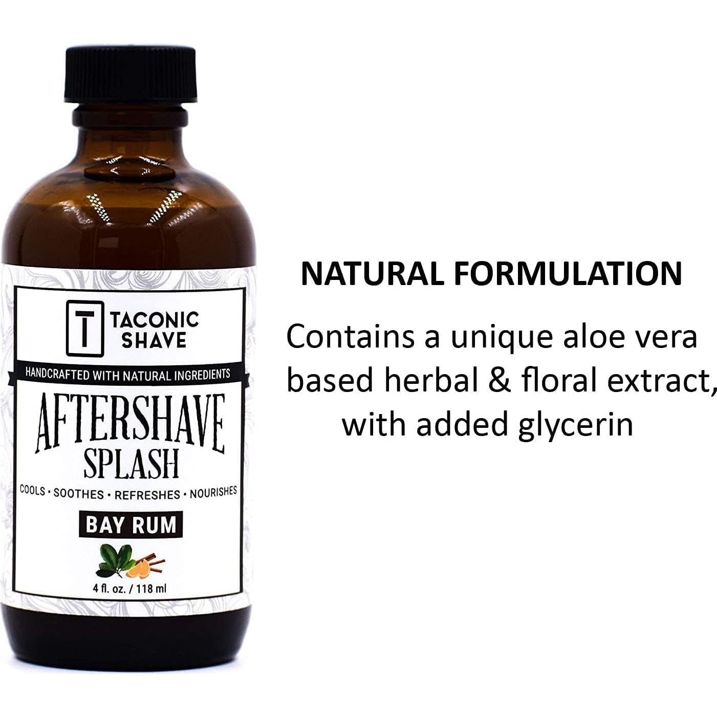 Aftershave Natural Taconic Shave Bay Rum 118 ml Sin Alcohol
