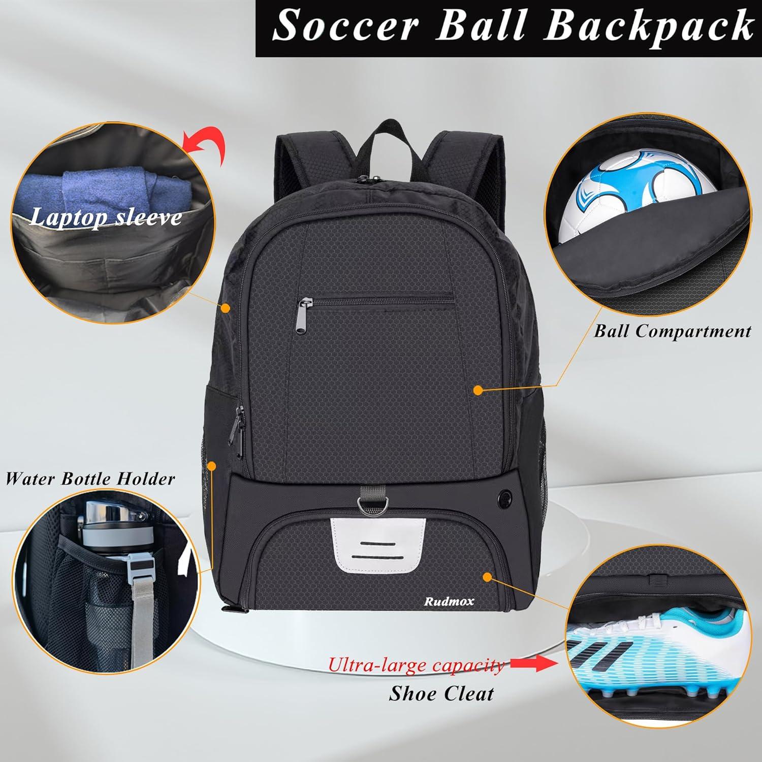 Mochila Deportiva Rudmox para Balones y Zapatos - 30L