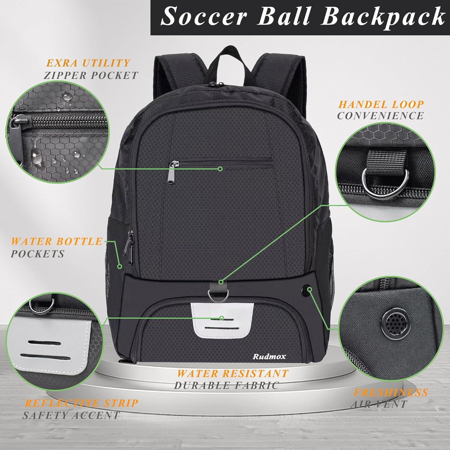 Mochila Deportiva Rudmox para Balones y Zapatos - 30L