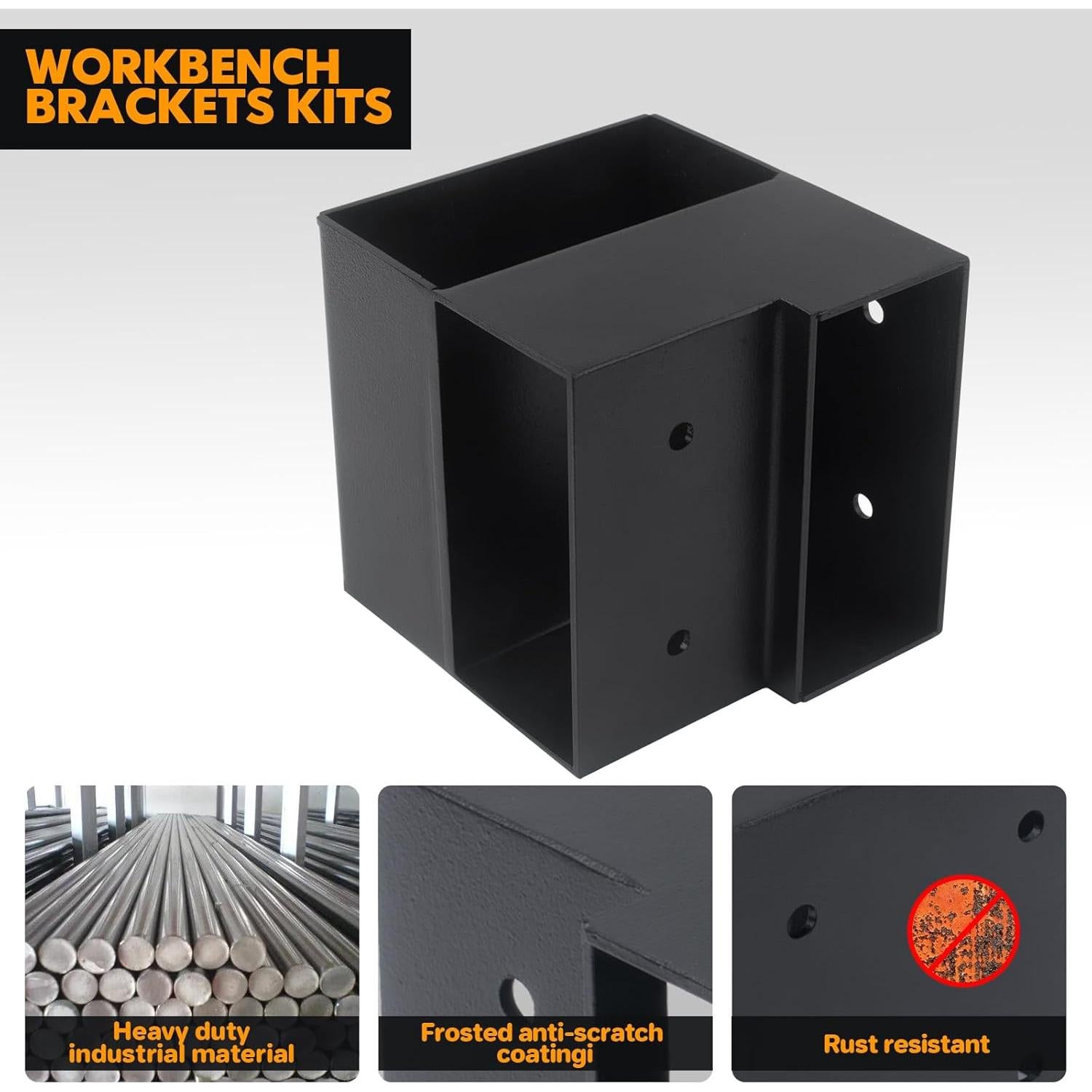 Kit de Soportes para Banco de Trabajo GOOCORREC 4 Pcs 3 Vías