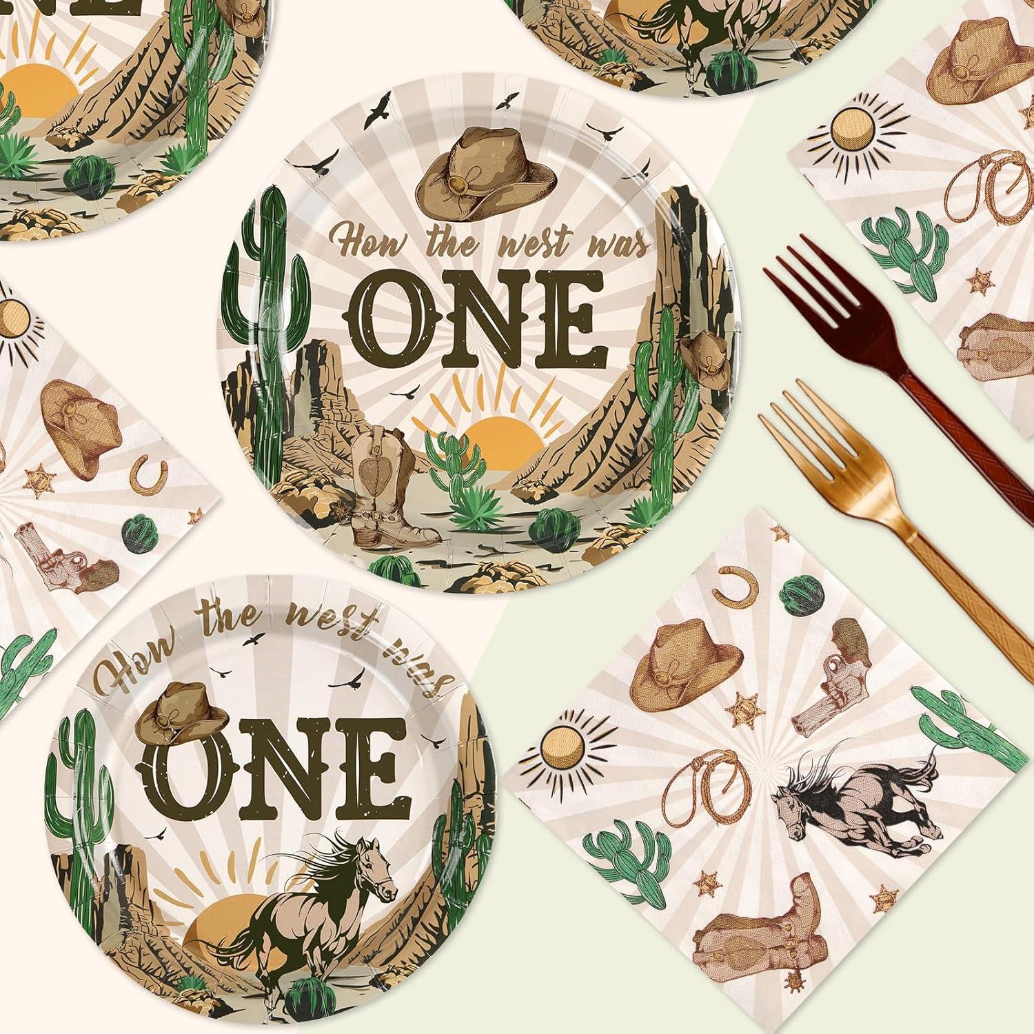 Set de Fiesta Vaquero del Oeste 96 Piezas - Grencian