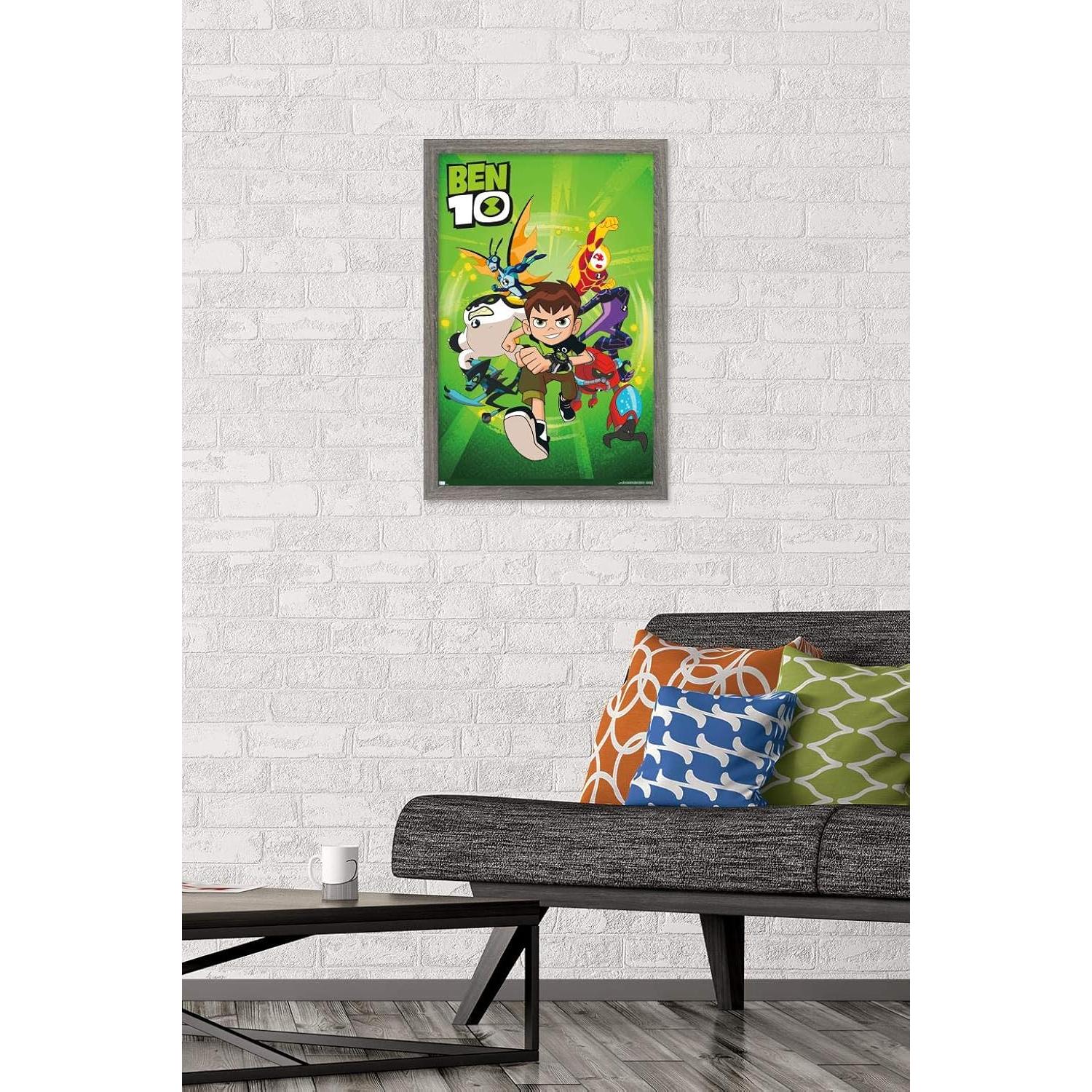 Póster Enmarcado Trends International Ben 10 57x37 cm
