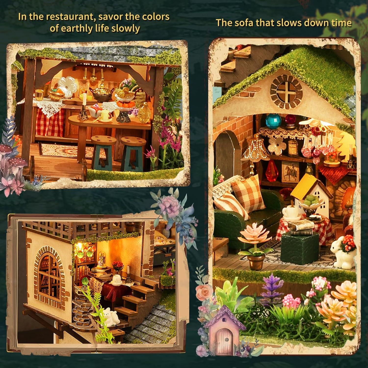 Kit de Casa en Miniatura DIY ANTREATU Aventura en el Bosque