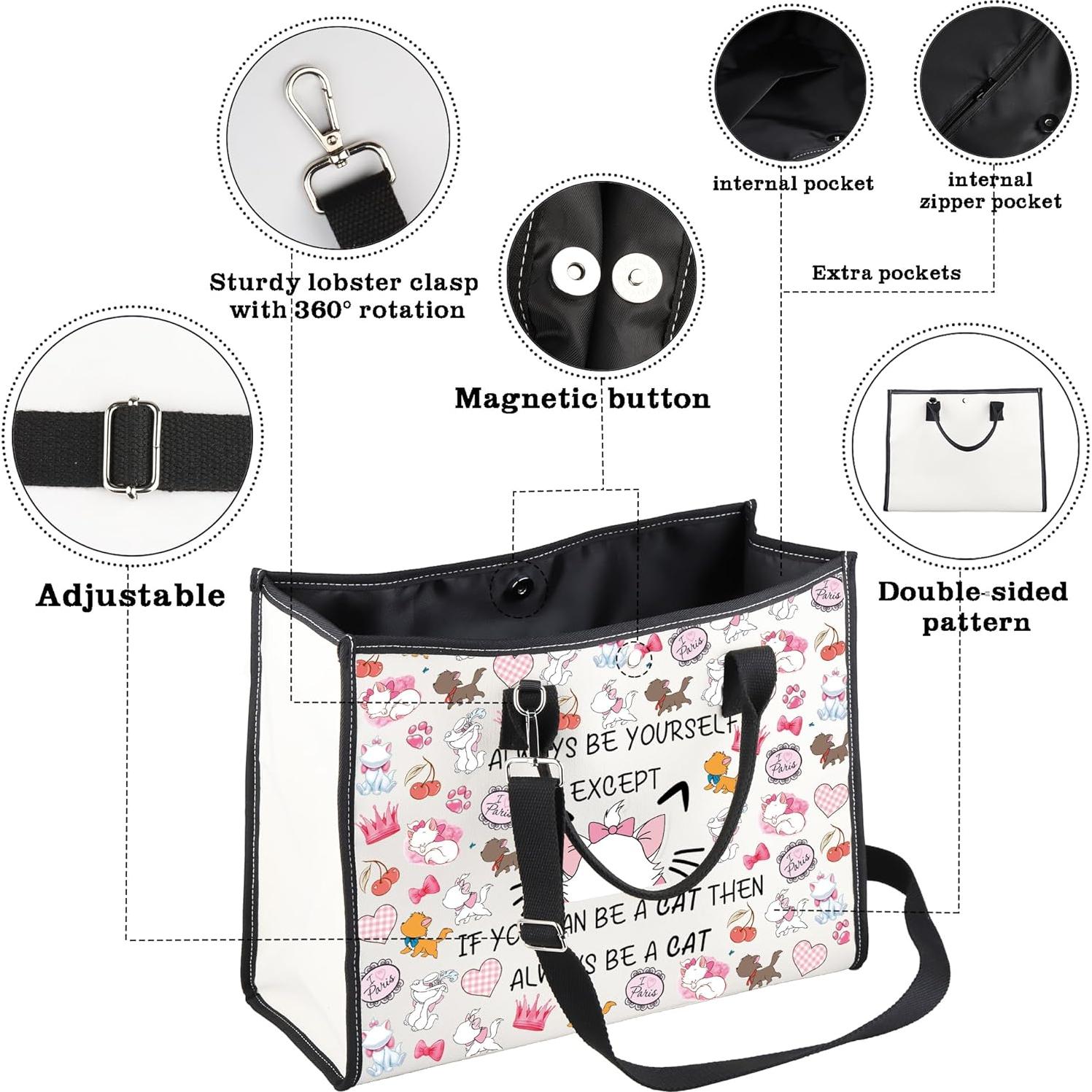 Bolsa de Hombro Grande CMNIM con Mensaje Divertido