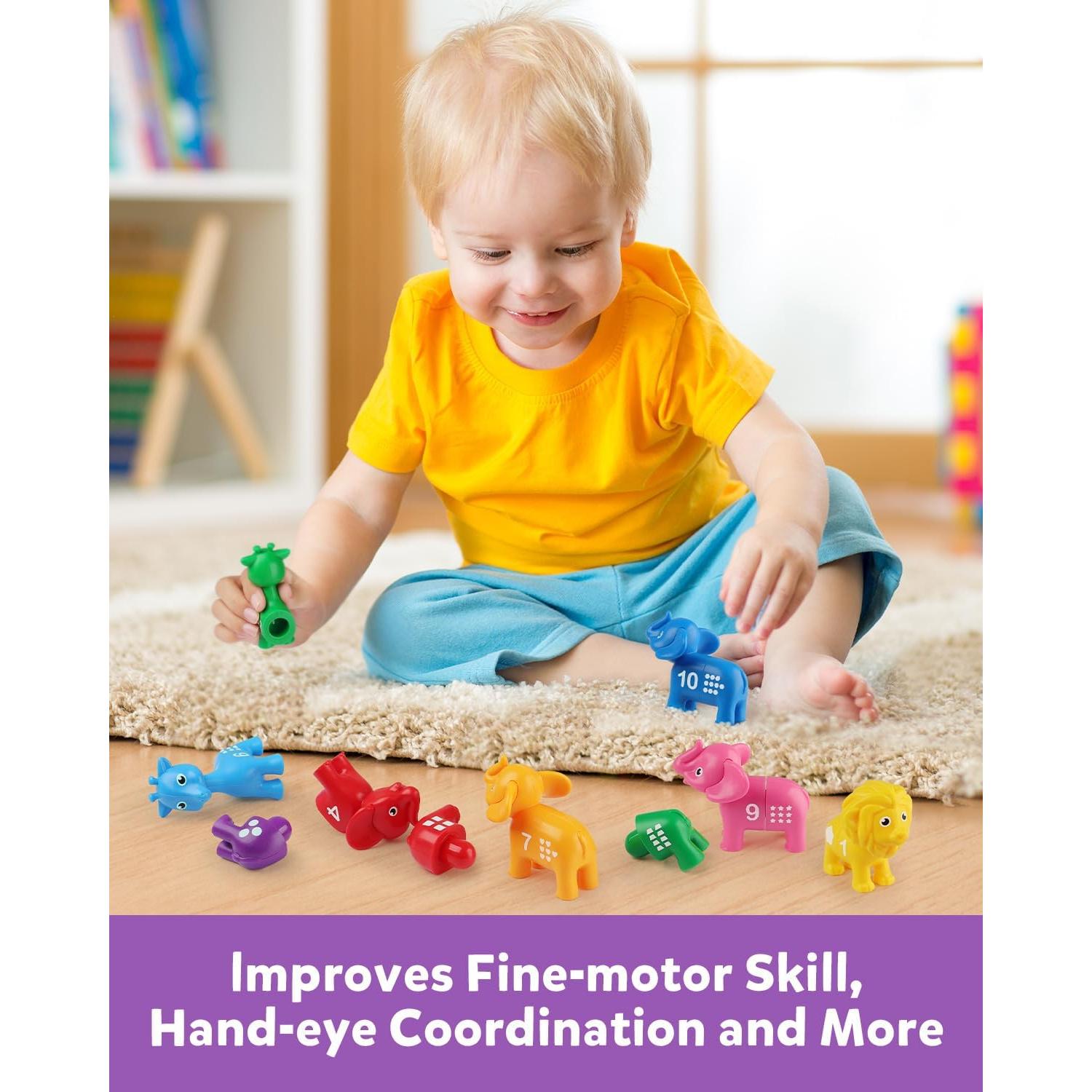 Juego de Emparejamiento de Números Coogam 10 Piezas Educativo