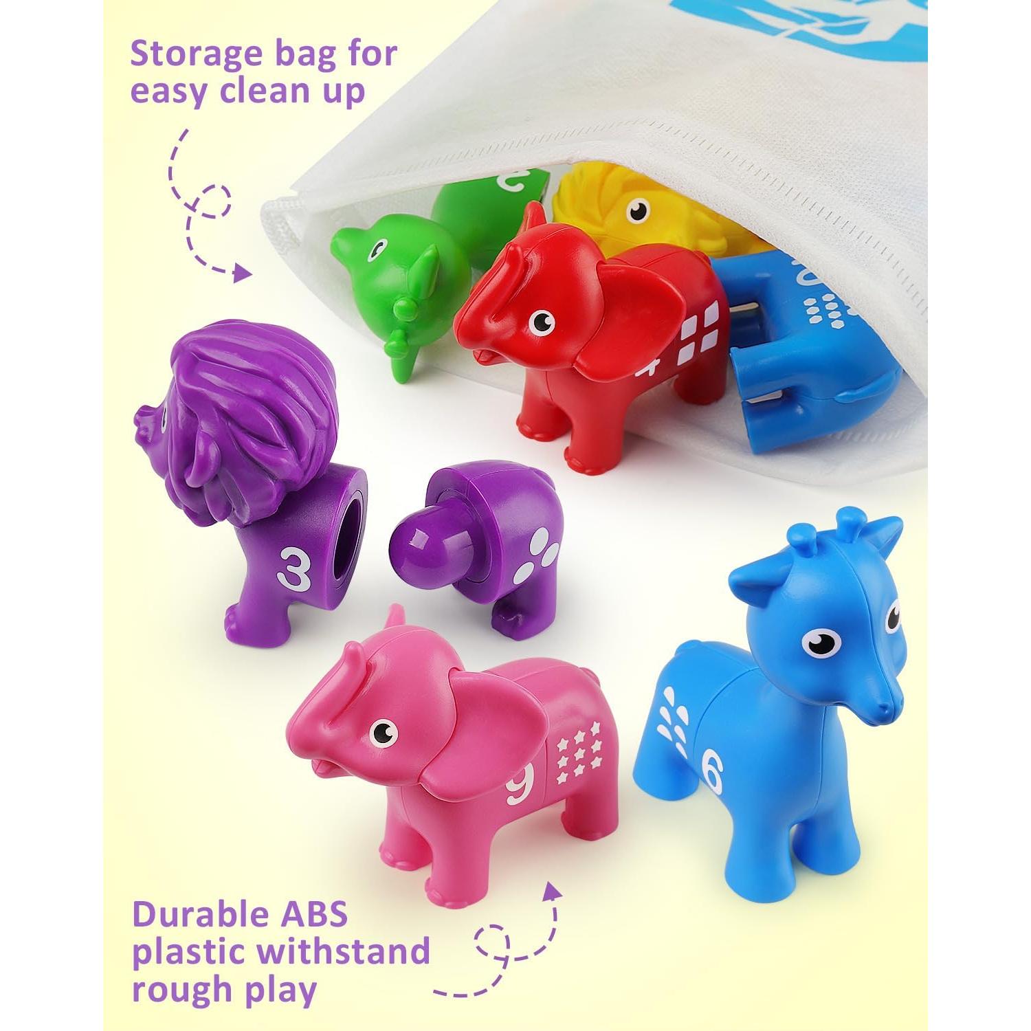 Juego de Emparejamiento de Números Coogam 10 Piezas Educativo