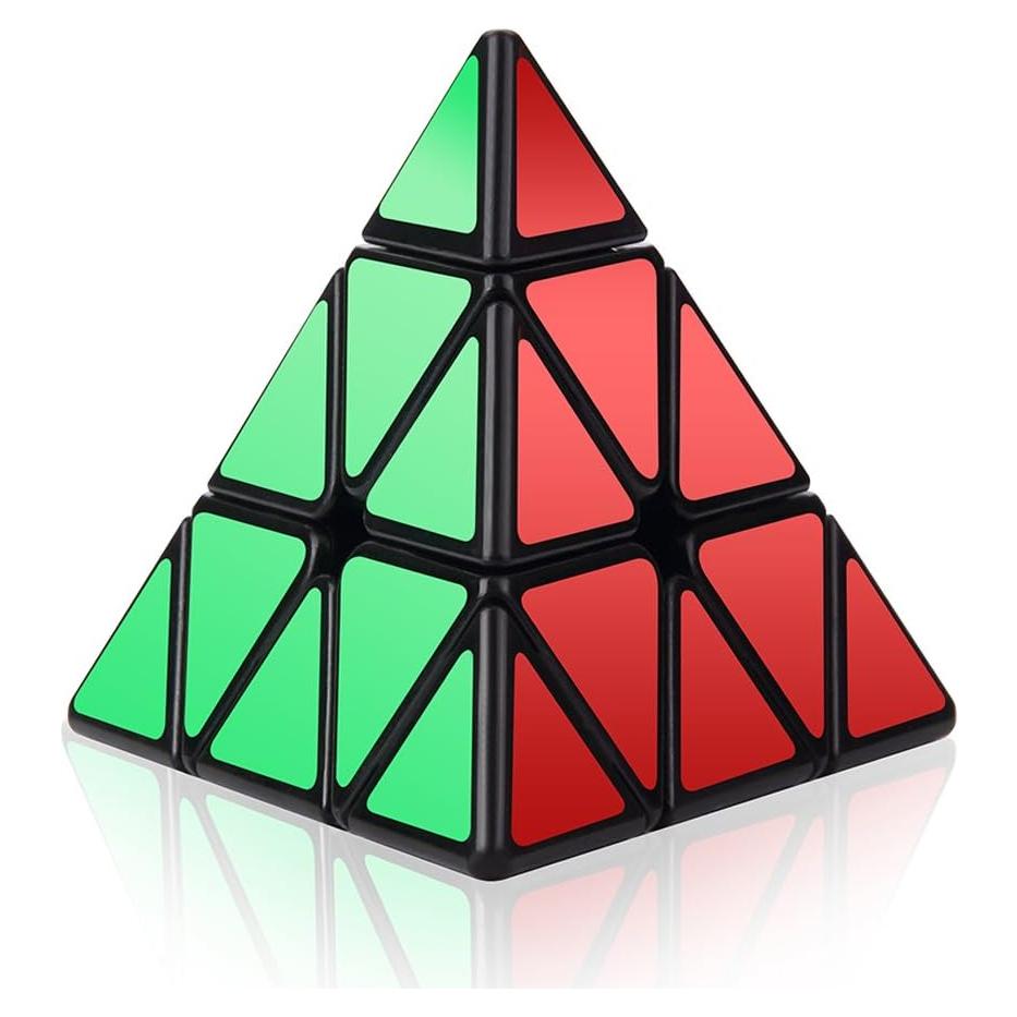 Cubo de Velocidad Pirámide Roxenda 3x3 Negro - Antipop