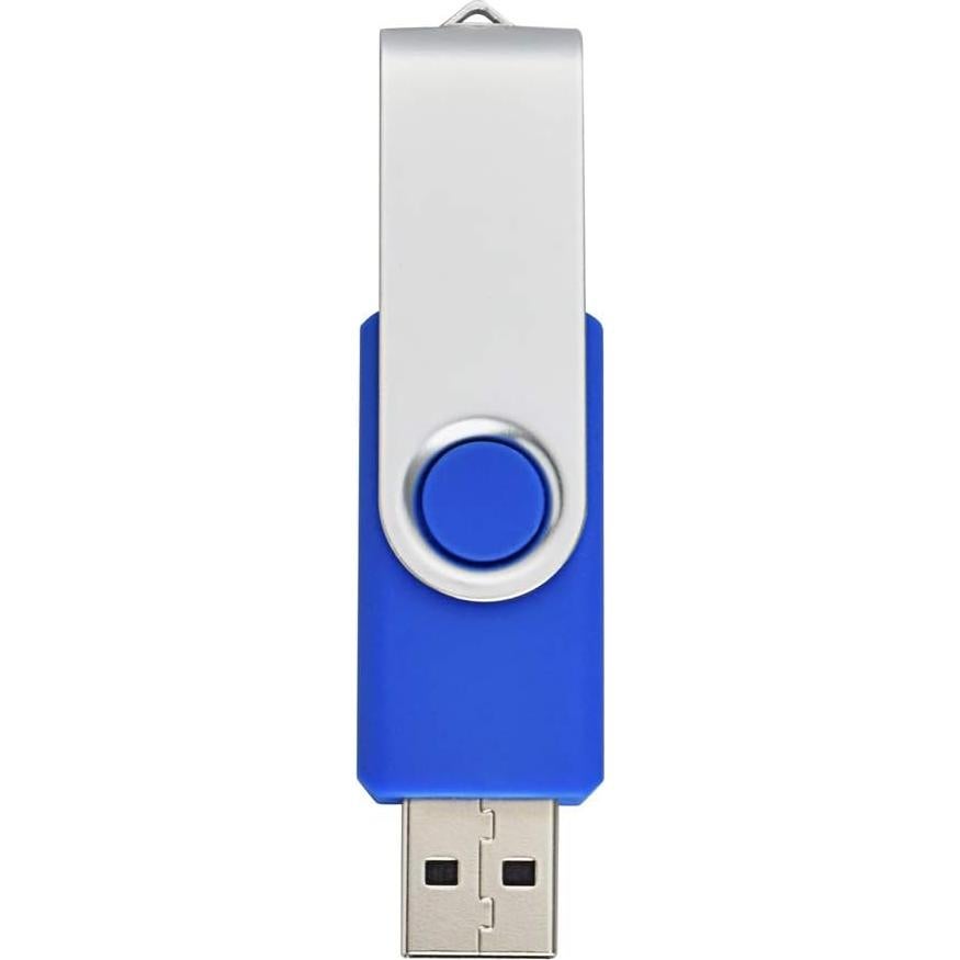 Aiibe 10 Unidades Flash USB 2GB Azul Pendrive USB 2.0