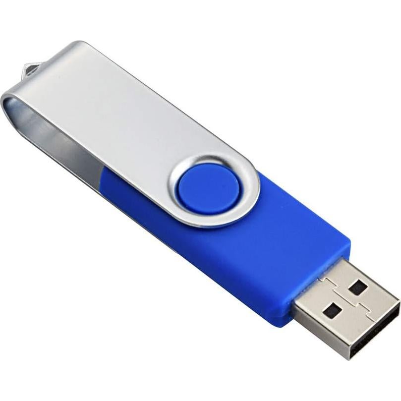 Aiibe 10 Unidades Flash USB 2GB Azul Pendrive USB 2.0