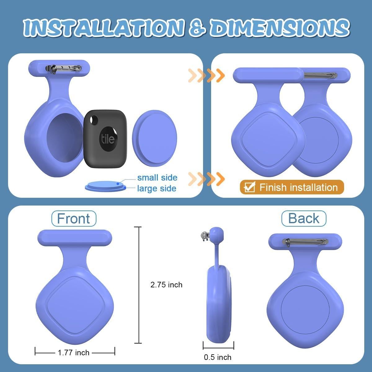 Soporte Impermeable WQNIDE para Tile Mate 2022 - 2 Pack