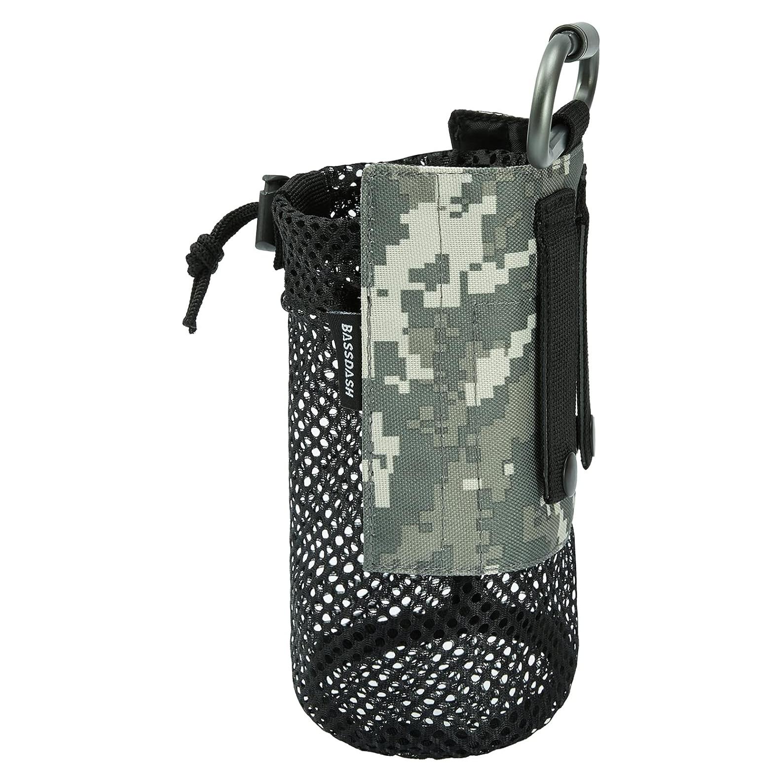 Bolsa Táctica Molle BASSDASH para Botella de Agua 19 cm