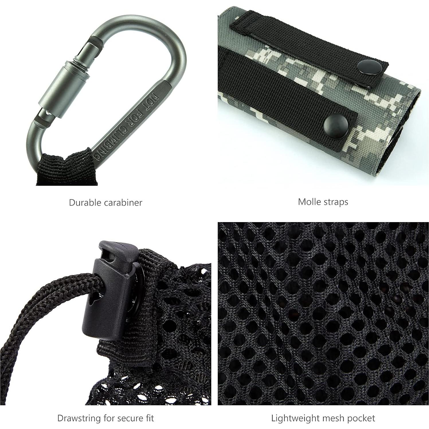 Bolsa Táctica Molle BASSDASH para Botella de Agua 19 cm