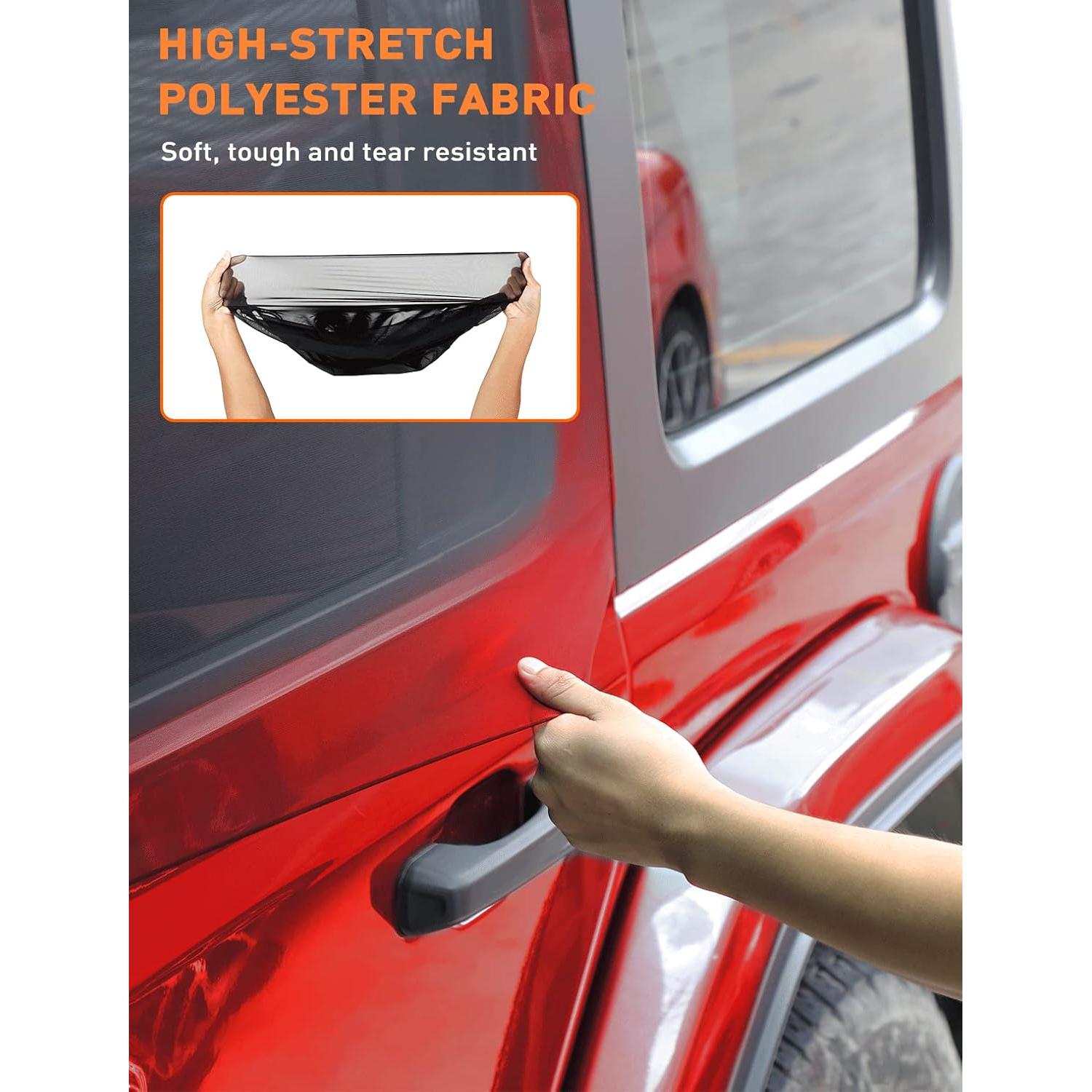 Sombrilla de Malla Savadicar para Ventanas Jeep Wrangler 1997-2024