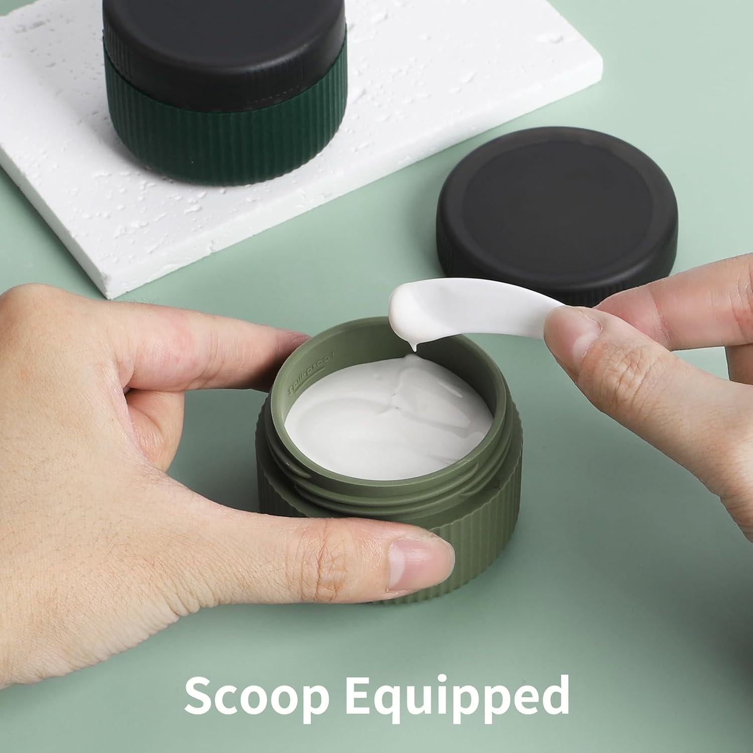 Contenedores de Viaje ME.FAN 1.5 oz (45 ML) Silicona a Prueba de Fugas