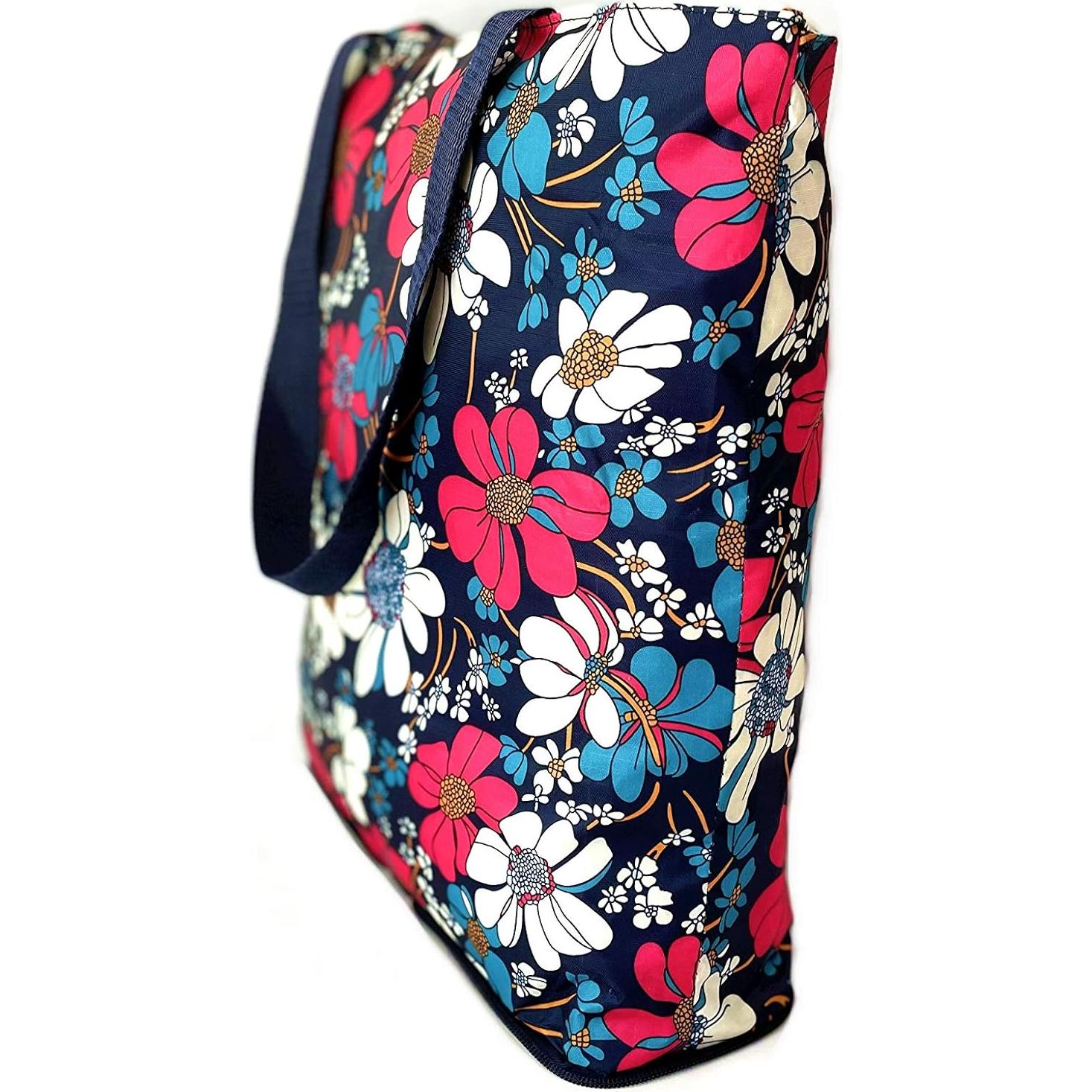 Bolsas de Compras Reutilizables Konish Plegables con Cremallera