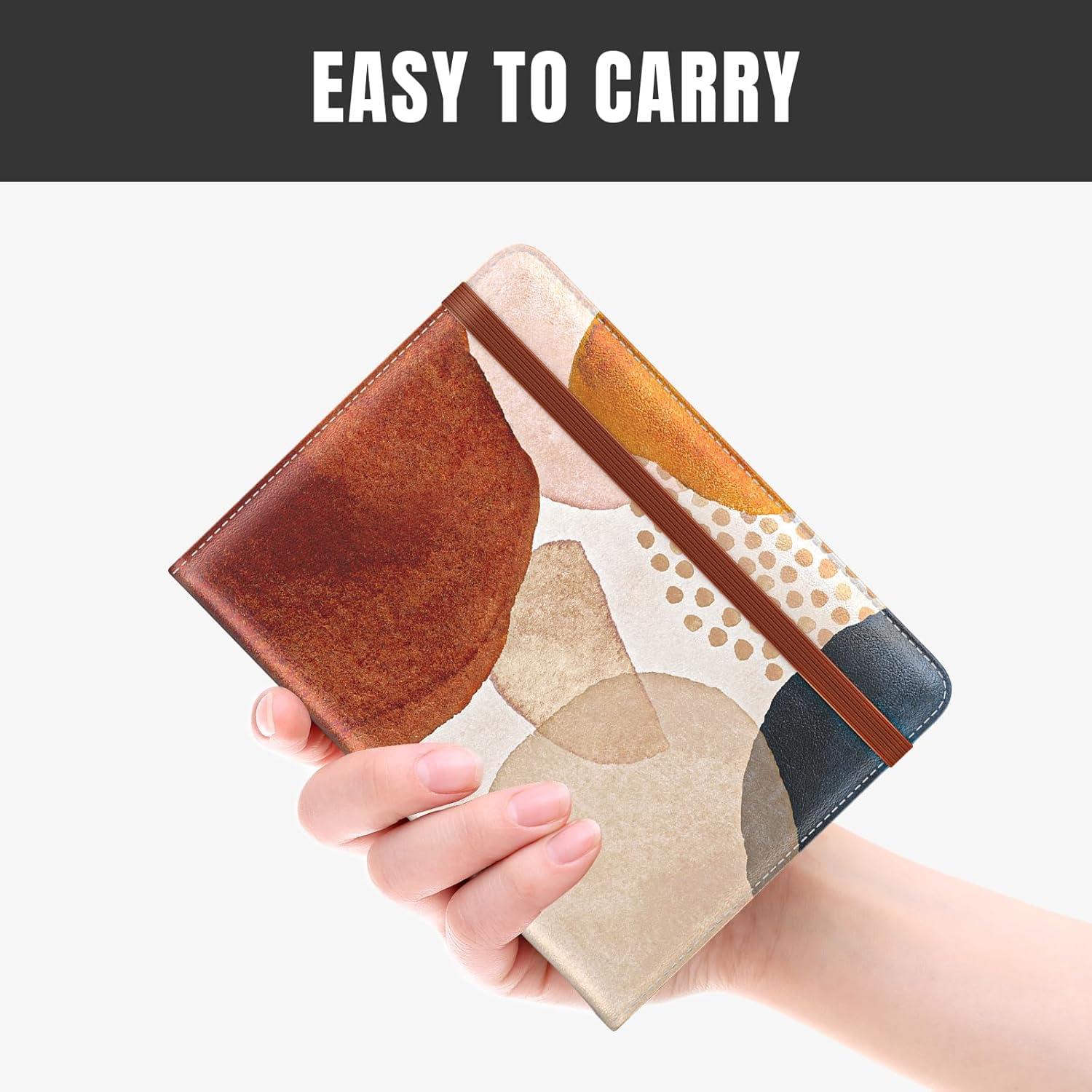 Portafolio de Pasaporte Rimilak con Bloqueo RFID - Arte Abstracto