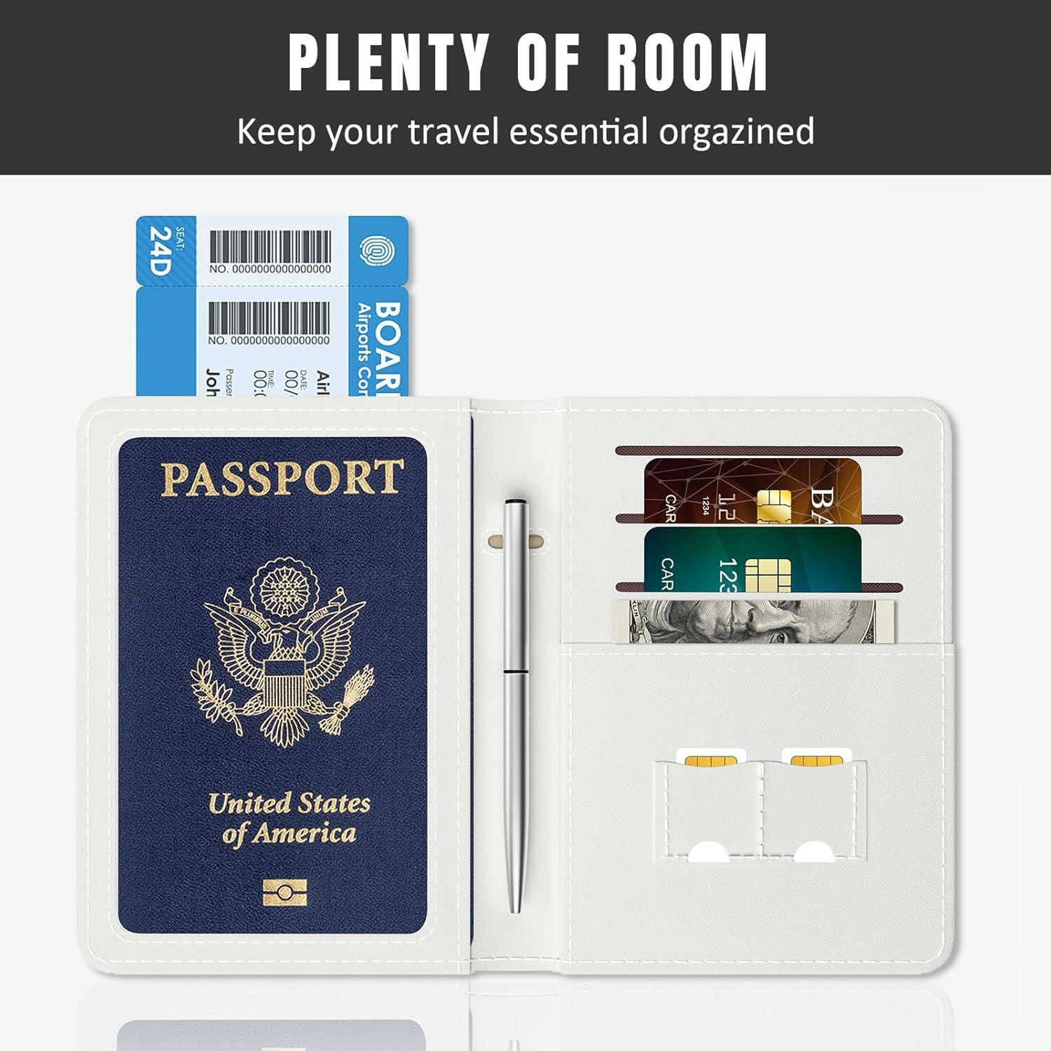 Portafolio de Pasaporte Rimilak con Bloqueo RFID - Arte Abstracto