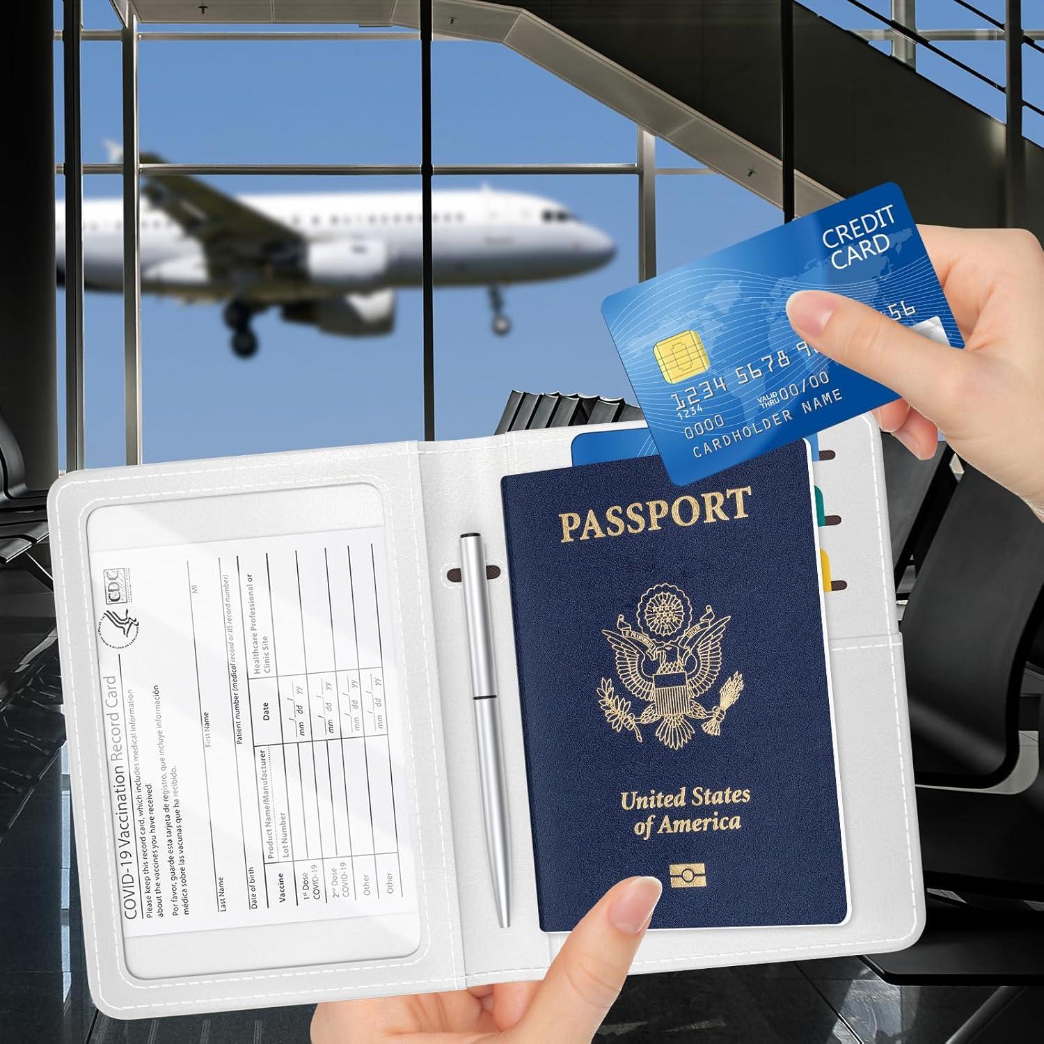 Portafolio de Pasaporte Rimilak con Bloqueo RFID - Arte Abstracto