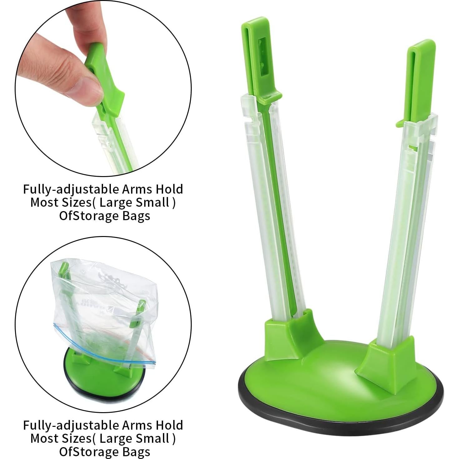 Soporte para Bolsas de Alimentos Ajustable Siyurongmy - 2 Pcs