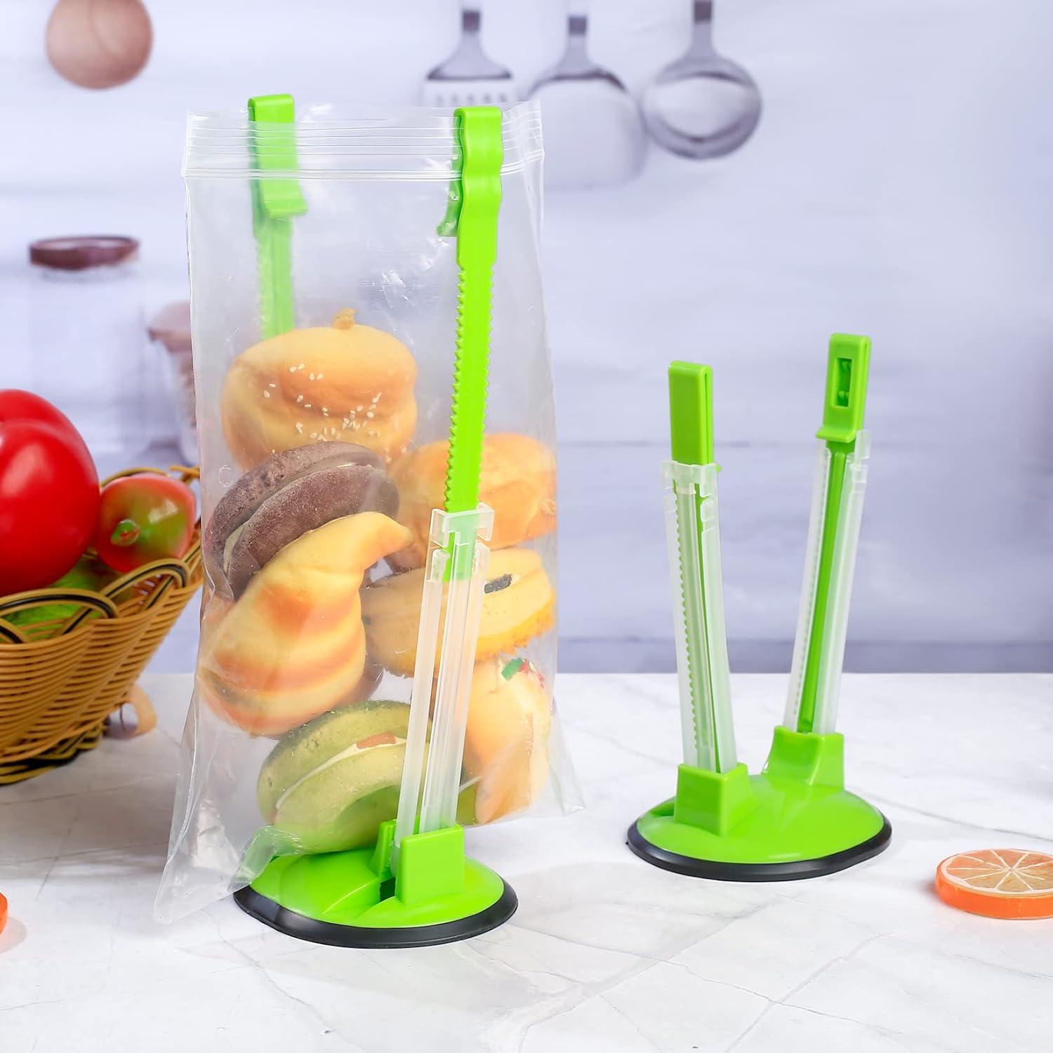Soporte para Bolsas de Alimentos Ajustable Siyurongmy - 2 Pcs