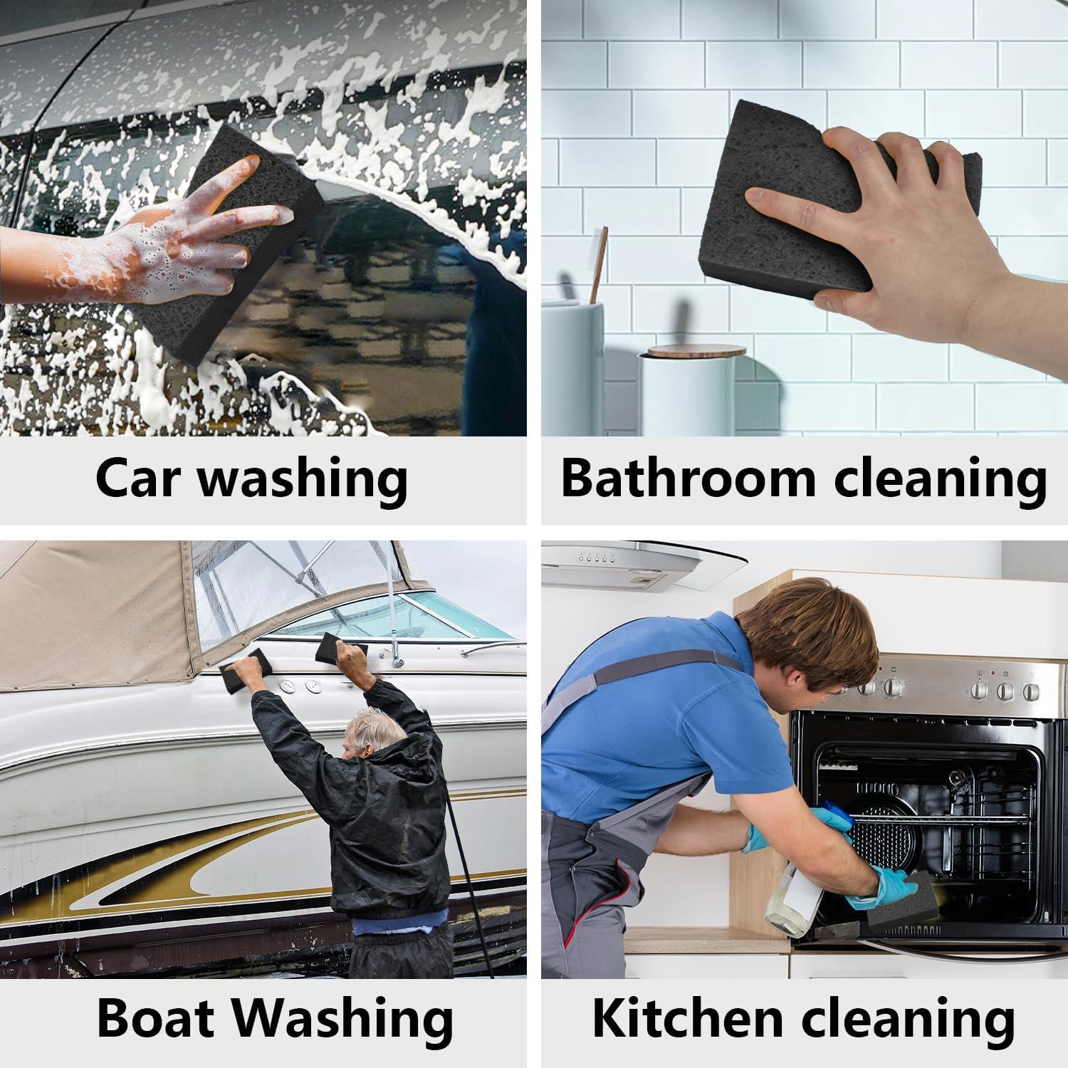 Esponjas de Lavado de Autos Spunspon - Paquete de 3 Grandes