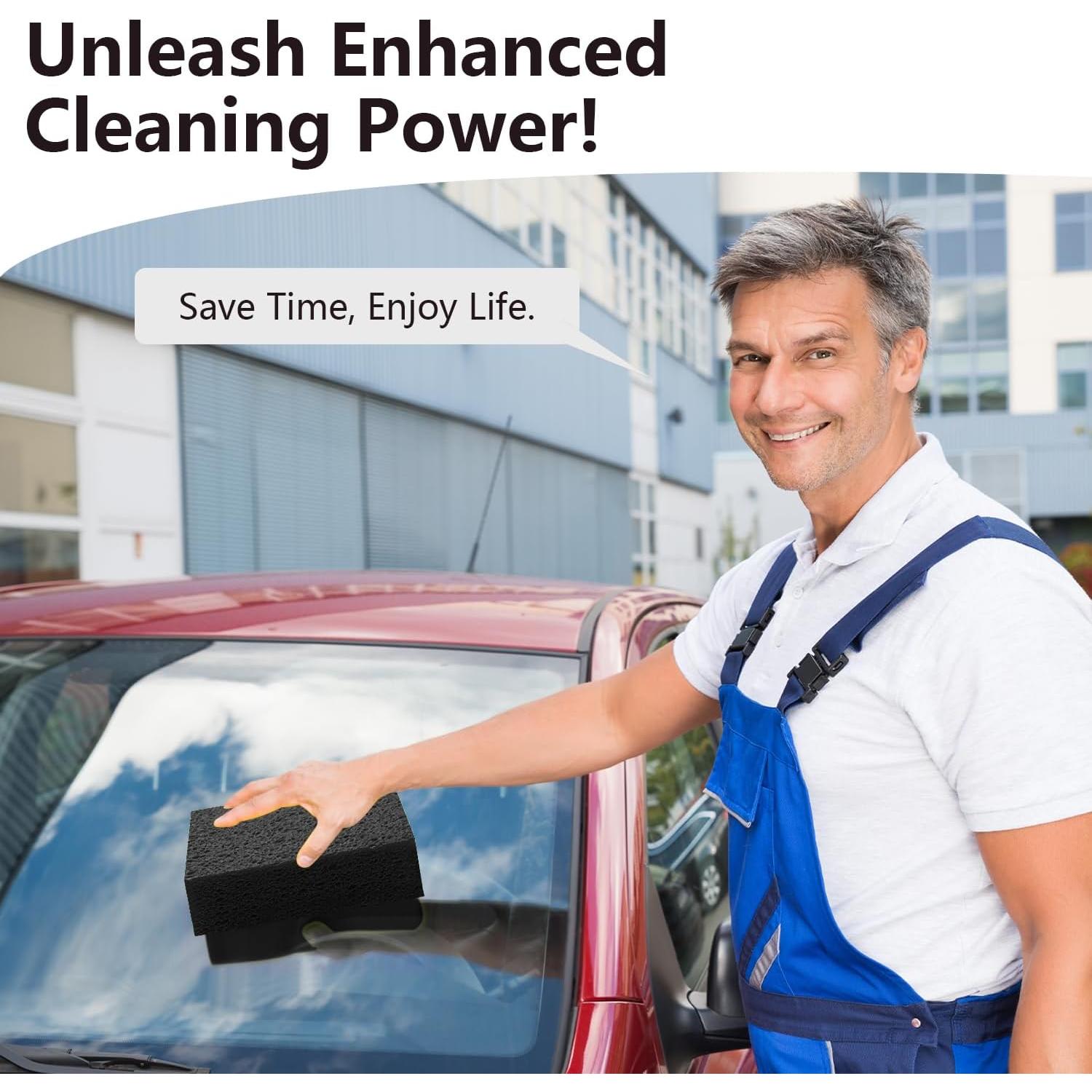 Esponjas de Lavado de Autos Spunspon - Paquete de 3 Grandes