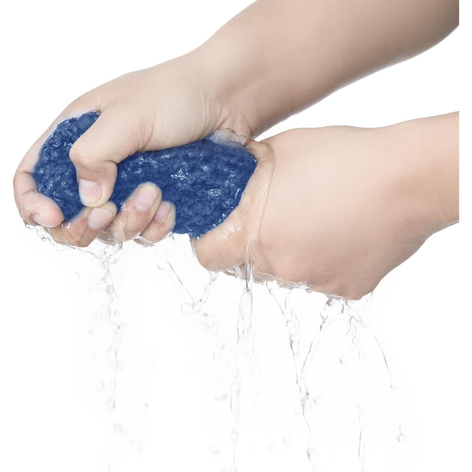 Juego de Toallas de Baño Jumbo 2 Piezas Microfibra Azul