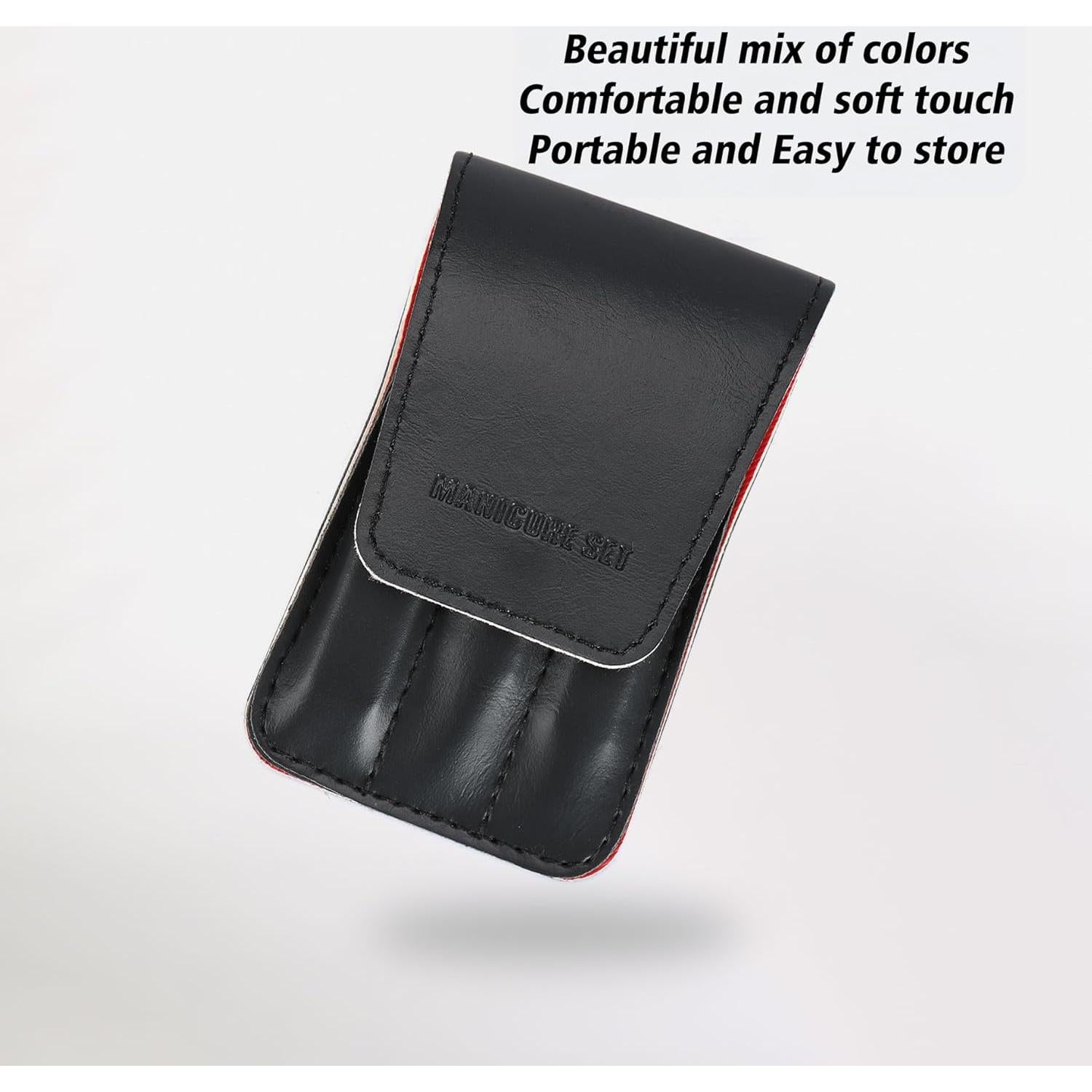 Kit de Manicura para Hombres Insaizom - Cortauñas Negro 11x7cm