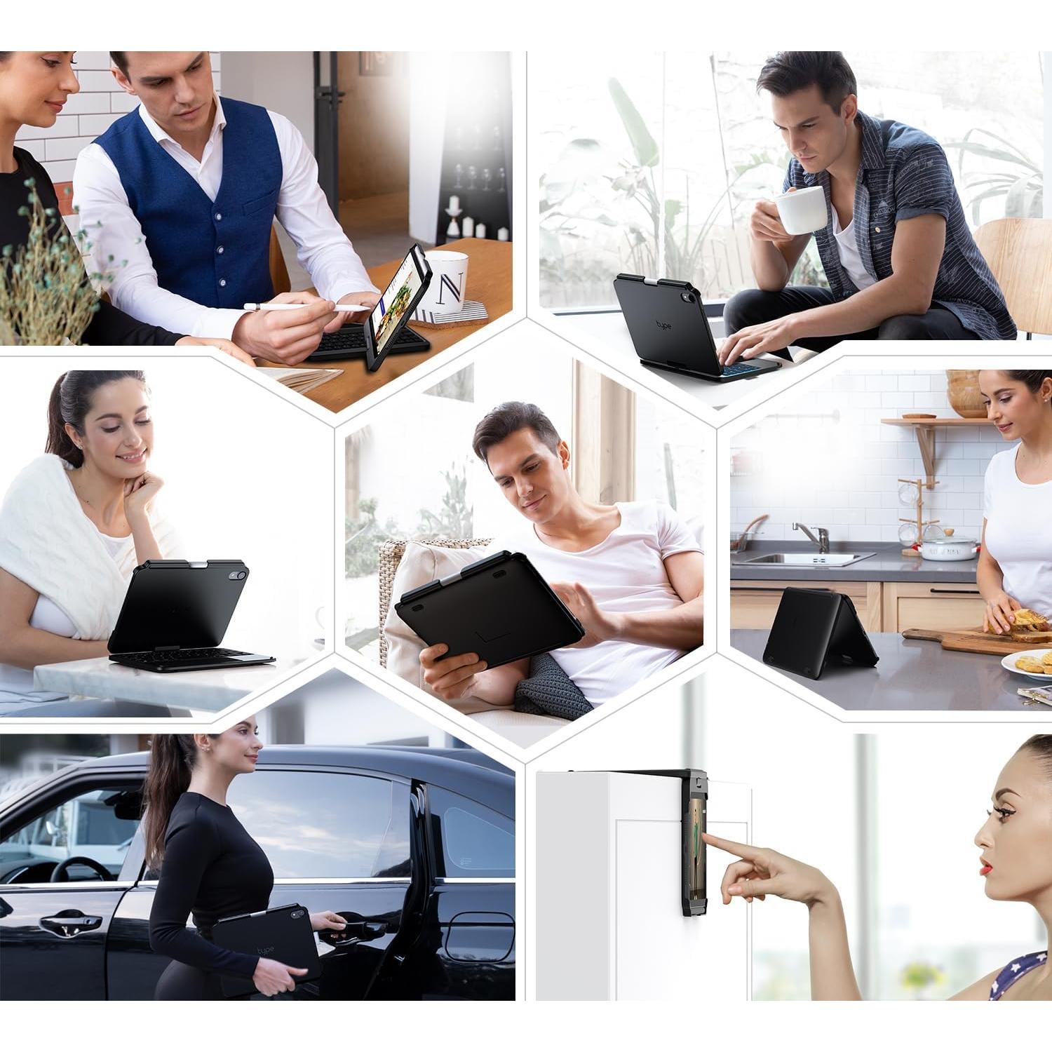 Funda Teclado Typecase iPad Mini 7 y 6 - Retroiluminada 10 Colores