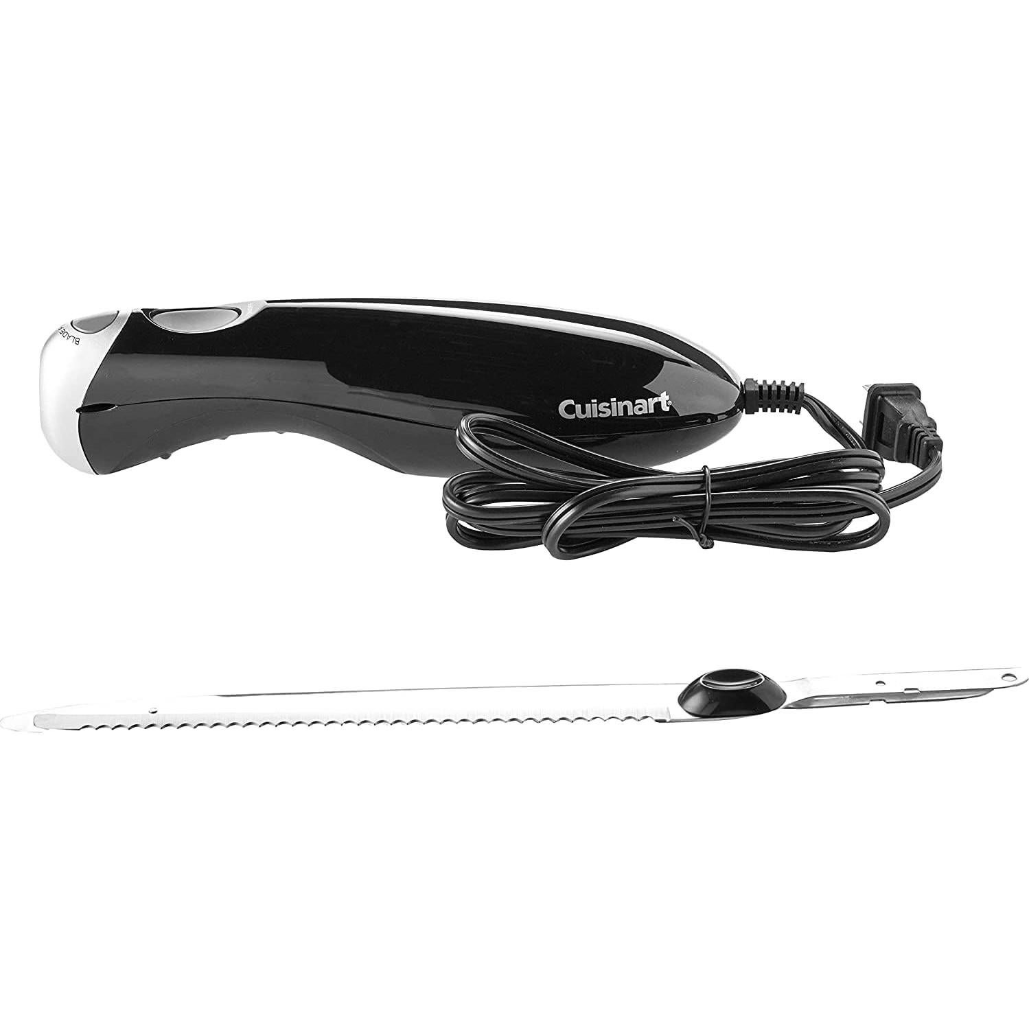 Cuchillo Eléctrico Cuisinart CEK-30, Acero Inoxidable, Negro