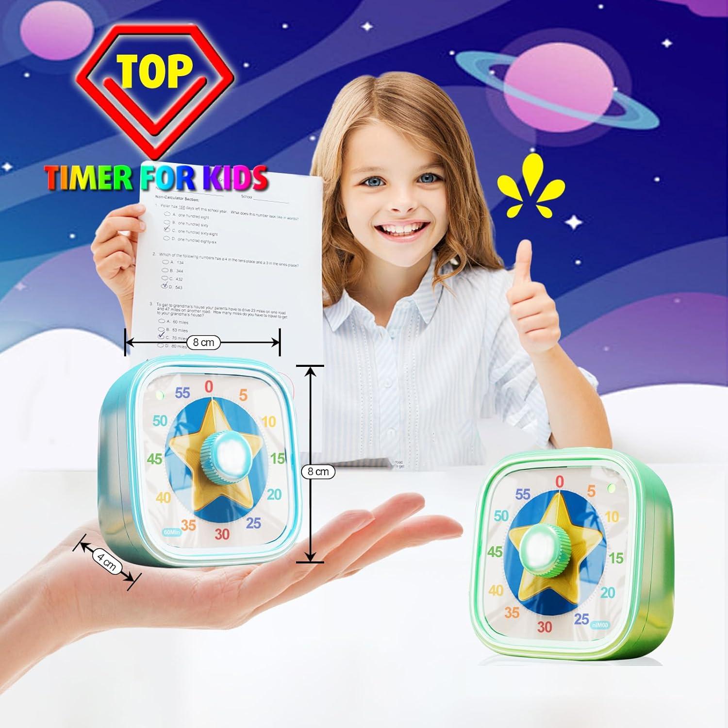 Temporizador Visual Acomingwin 60 Minutos Azul para Niños