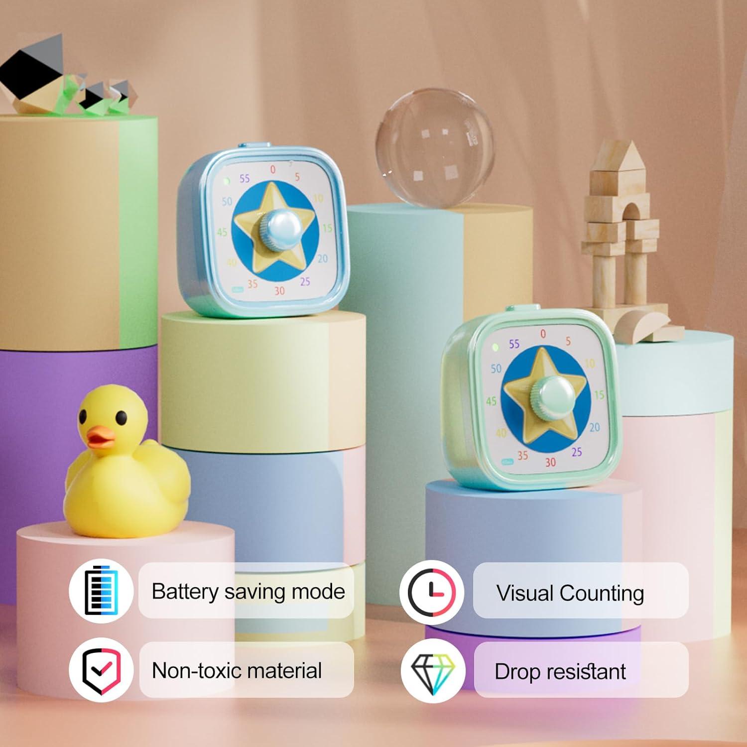 Temporizador Visual Acomingwin 60 Minutos Azul para Niños