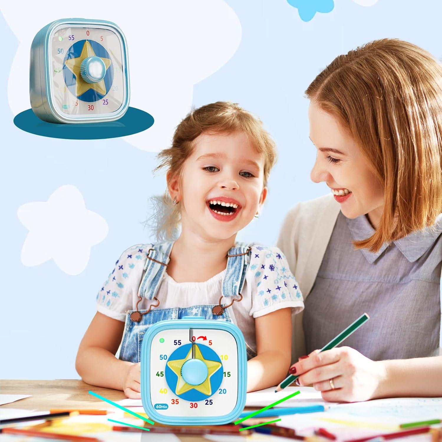 Temporizador Visual Acomingwin 60 Minutos Azul para Niños