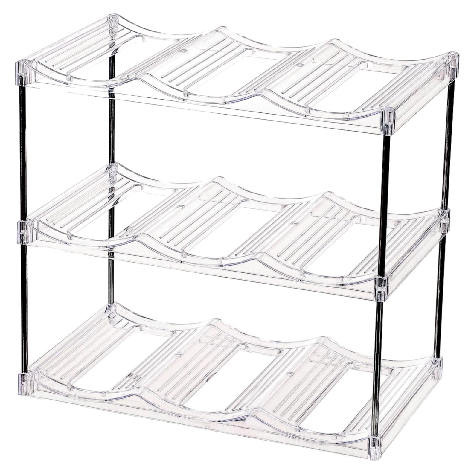 Organizador de Botellas IEEK, Estante Apilable 3 Niveles